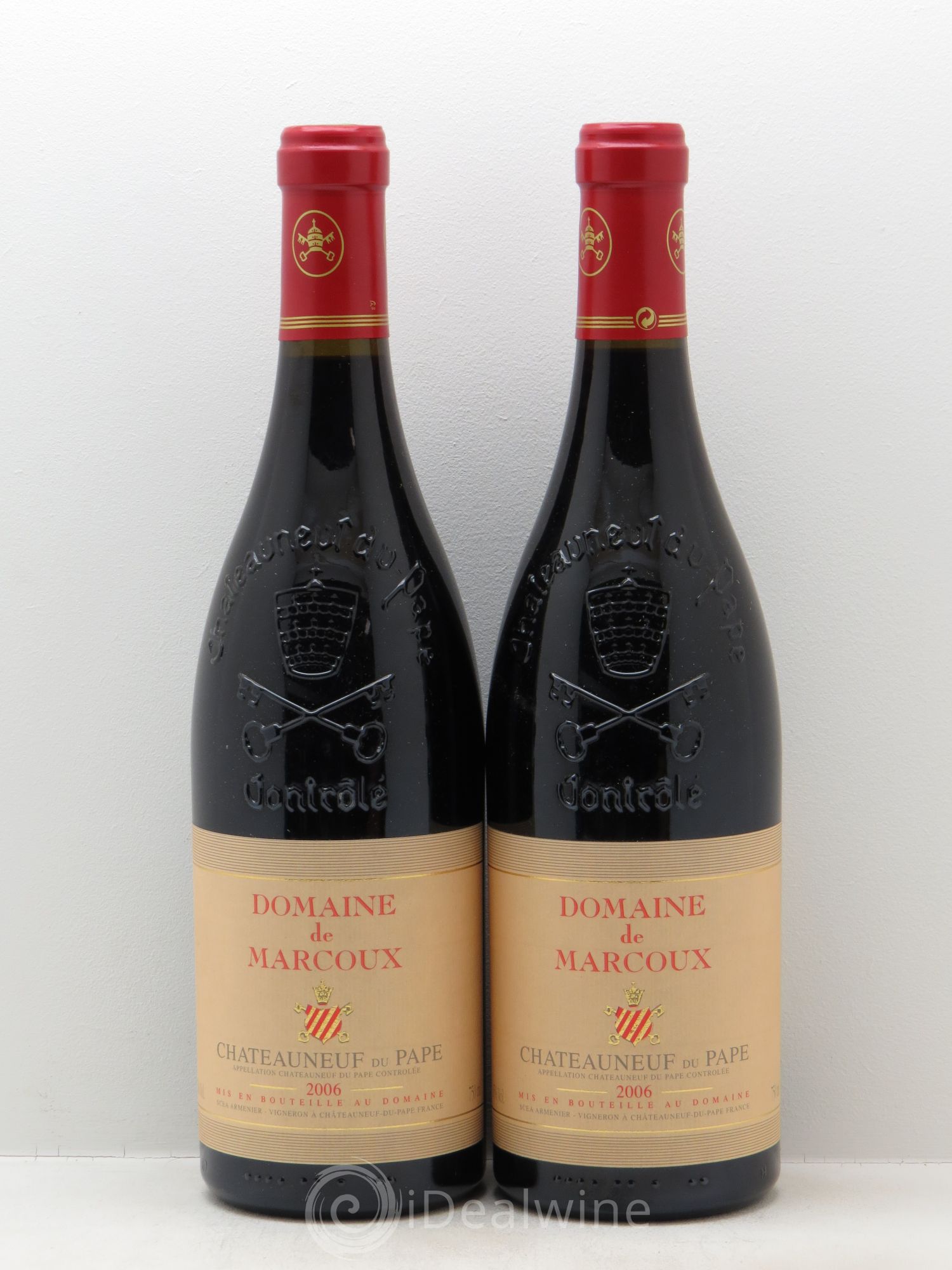 Châteauneuf-du-Pape Marcoux (Domaine de) 2006 - Lot de 2 bouteilles - 0