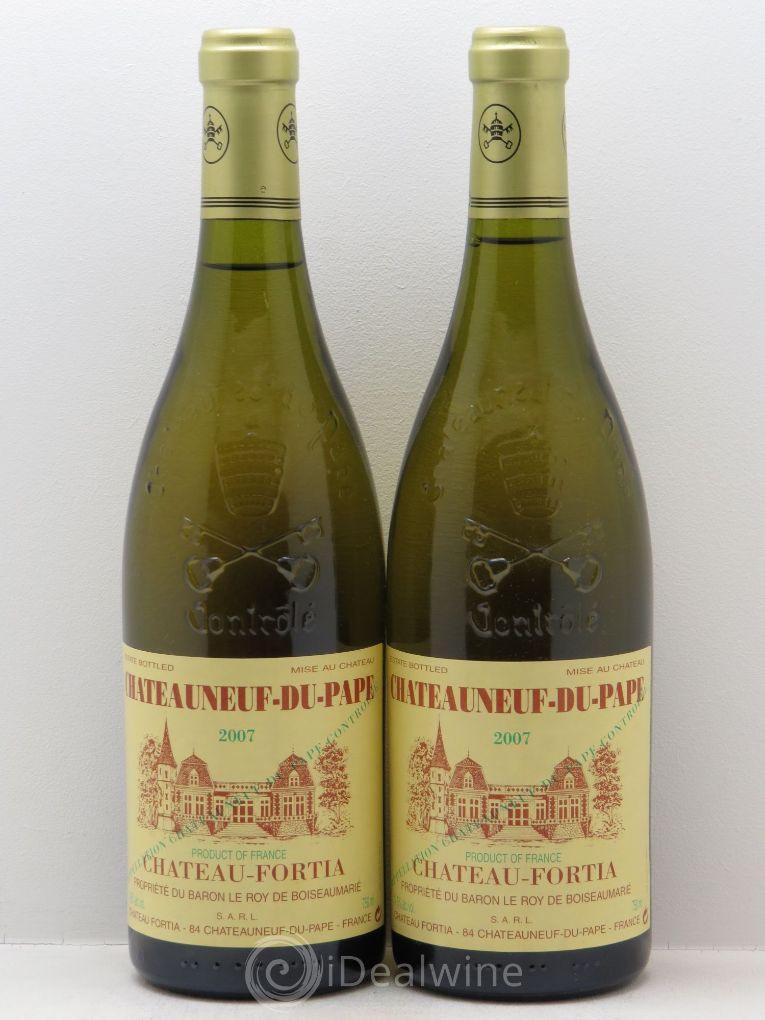 Châteauneuf-du-Pape Château Fortia 2007 - Lot de 2 bouteilles - 0
