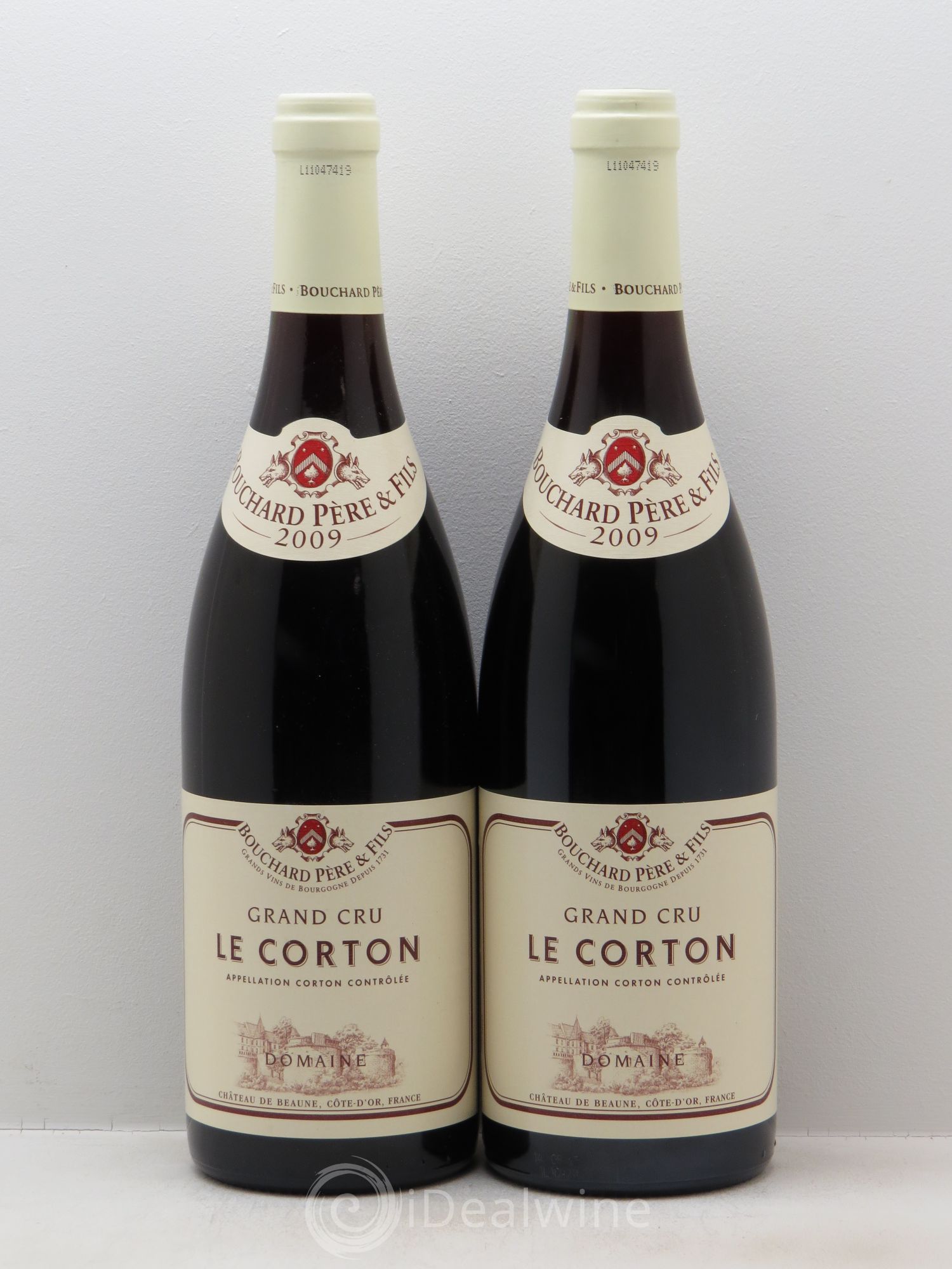 Corton Grand Cru Le Corton Bouchard Père & Fils 2009 - Lot de 2 bouteilles - 0