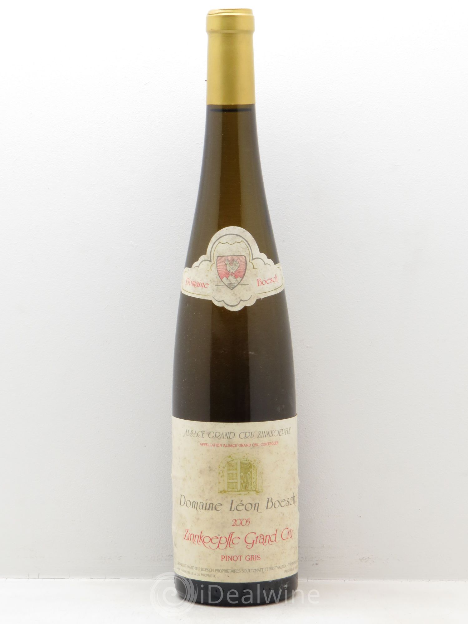 Pinot Gris (Tokay) Grand Cru Zinnkoepflé Domaine Léon Boesch (sans prix de réserve - no reserve) 2005 - Posten von 1 Flasche - 0