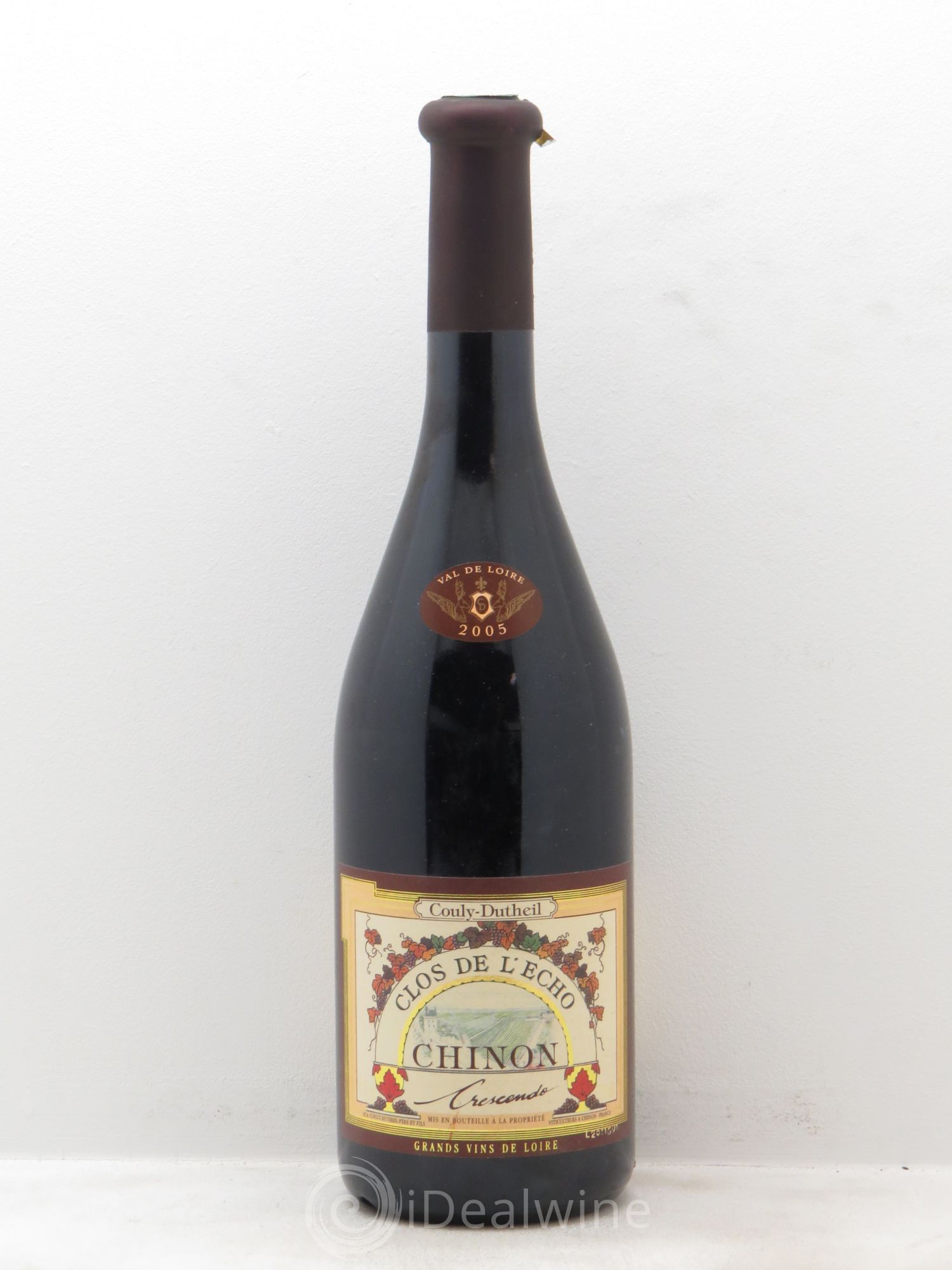 Chinon Clos de l'Echo Couly-Dutheil Crescendo (sans prix de réserve - no reserve) 2005 - Posten von 1 Flasche - 0