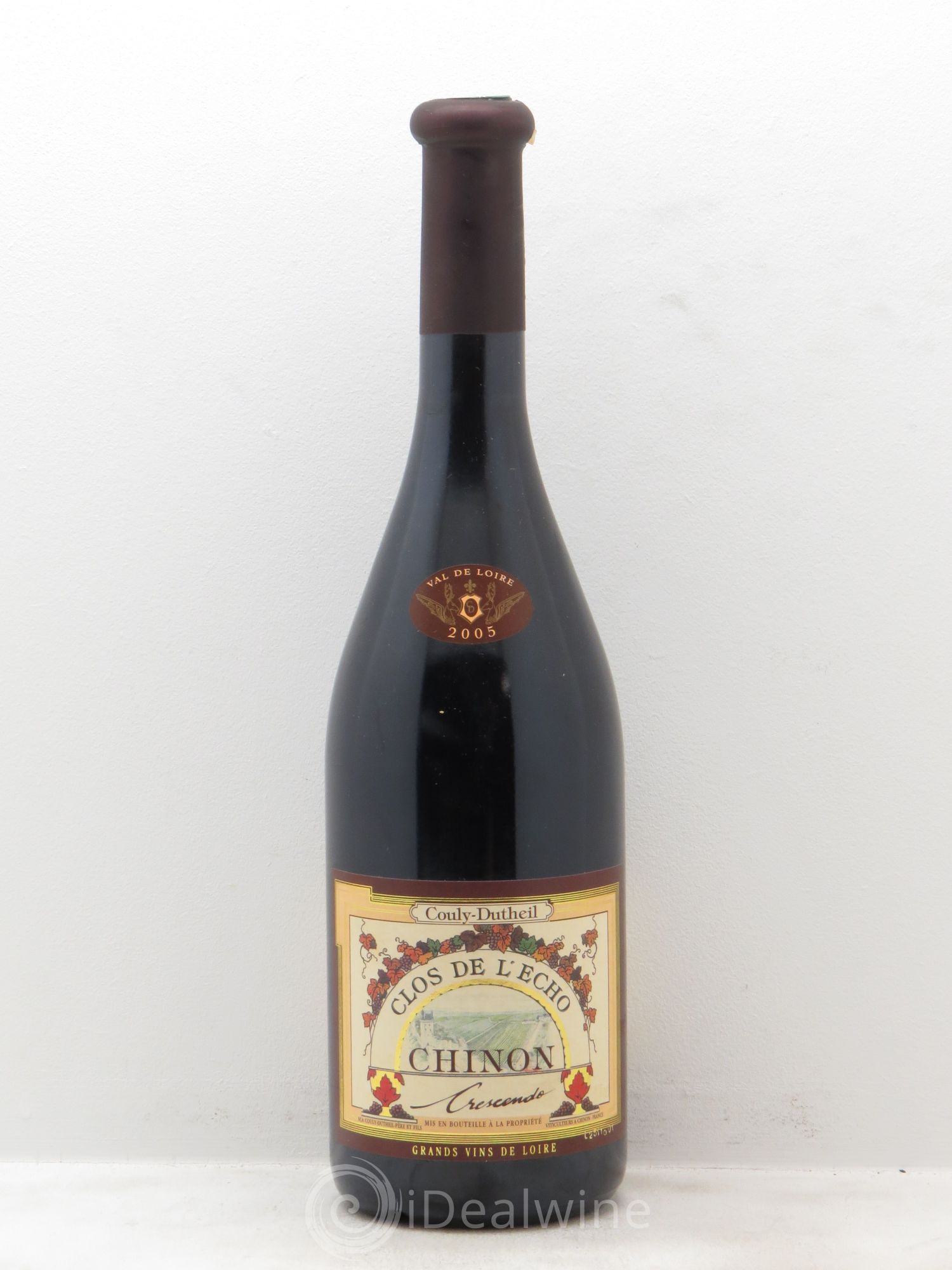 Chinon Clos de l'Echo Couly-Dutheil Crescendo (sans prix de réserve - no reserve) 2005 - Posten von 1 Flasche - 0