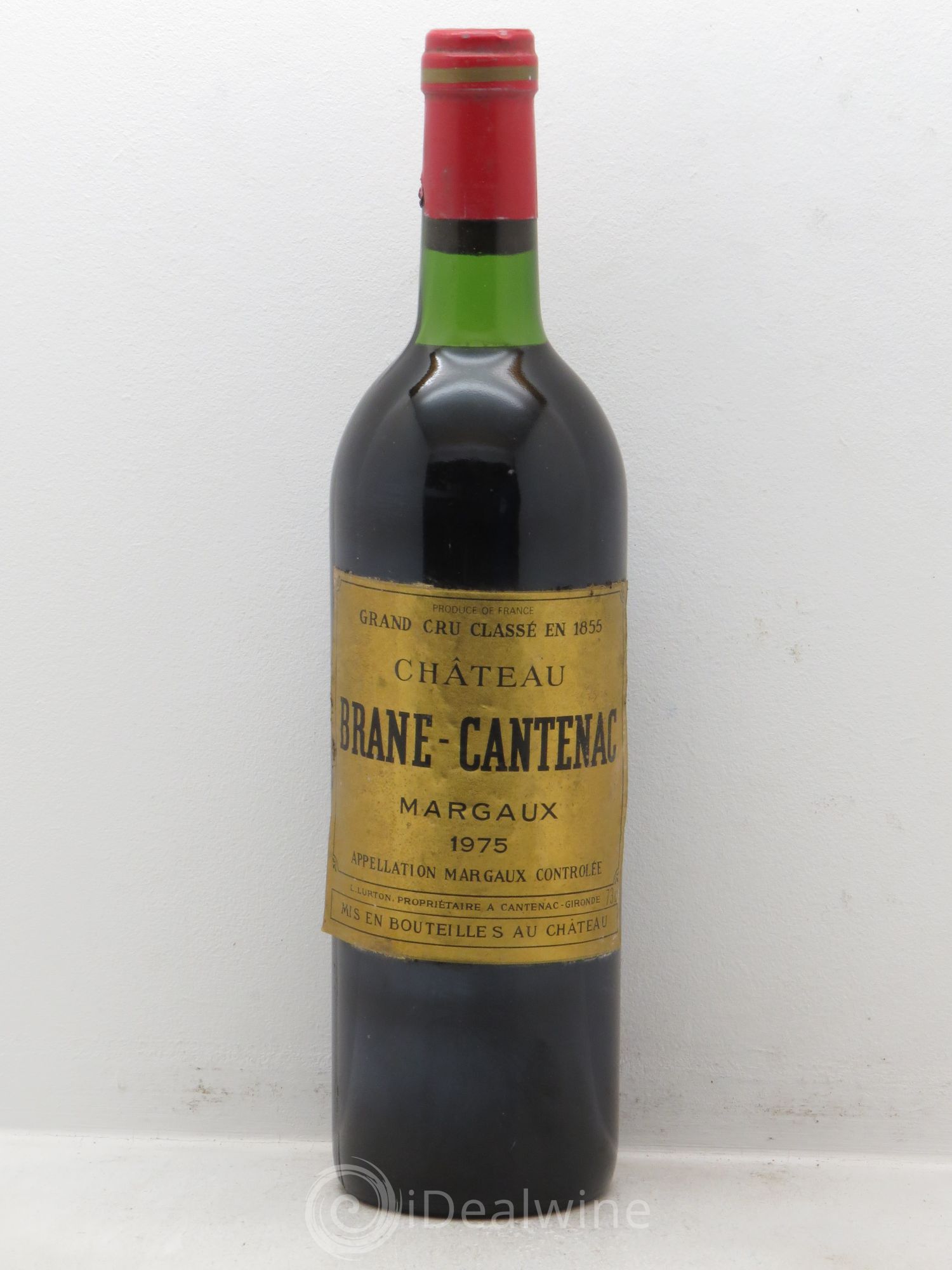 Château Brane Cantenac 2ème Grand Cru Classé 1975 - Lot de 1 bouteille - 0