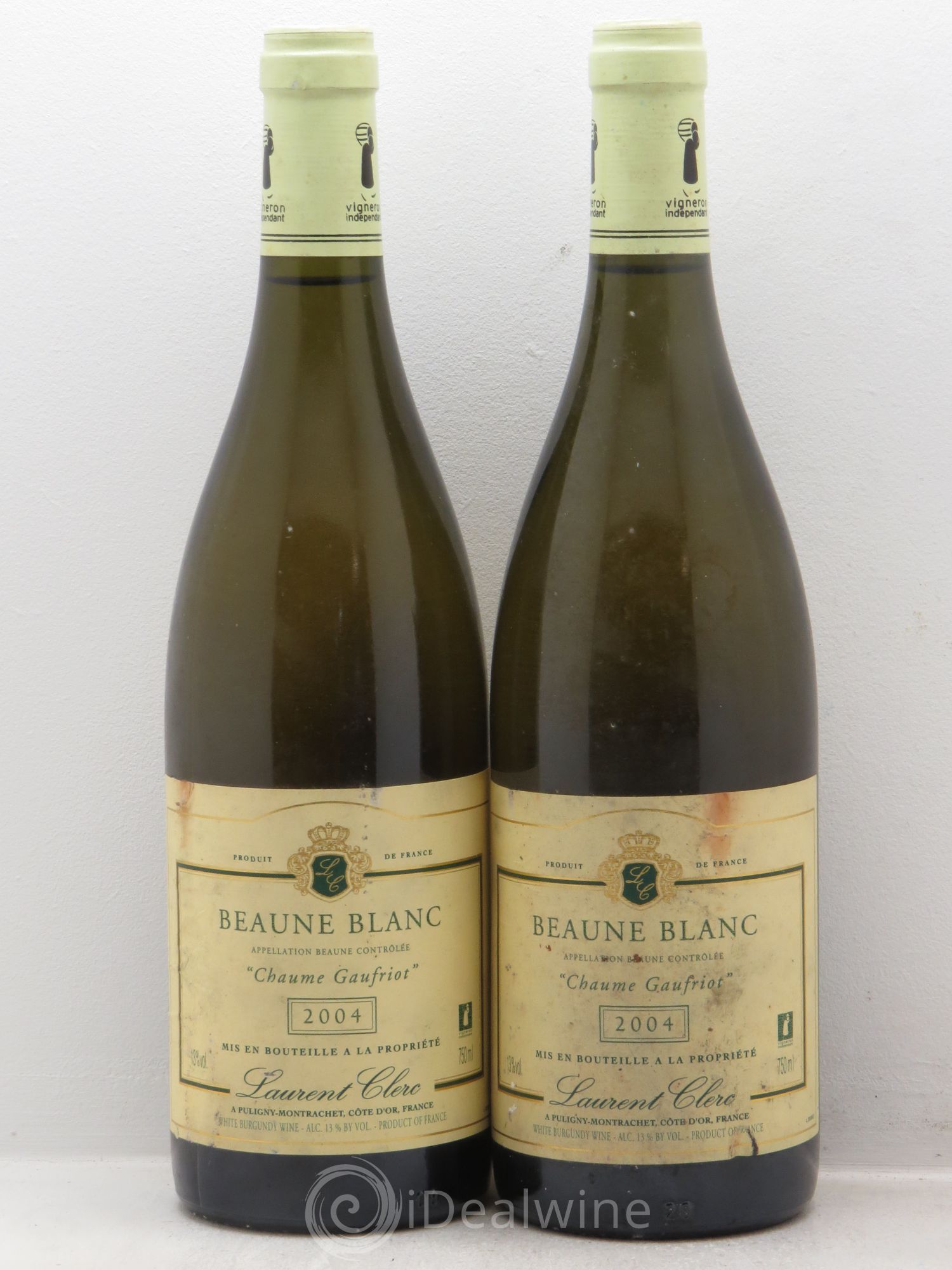 Beaune Chaume Gaufriot Domaine L.Clerc 2004 - Lotto di 2 bottiglie - 0
