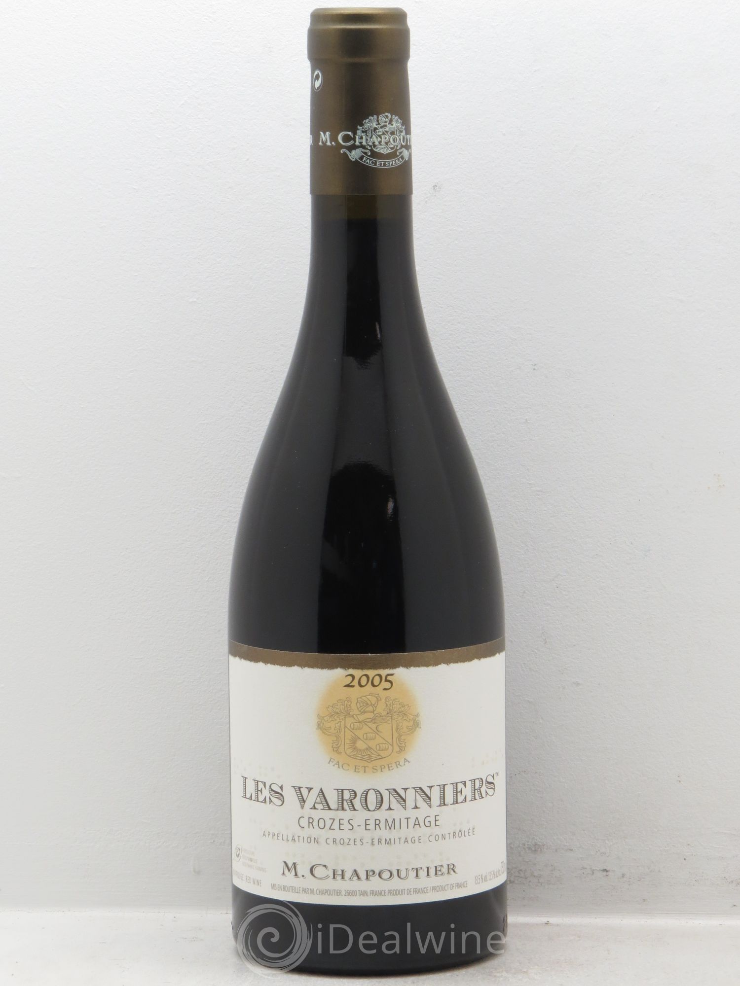 Crozes-Hermitage Les Varonniers Chapoutier 2005 - Lot de 1 bouteille - 0