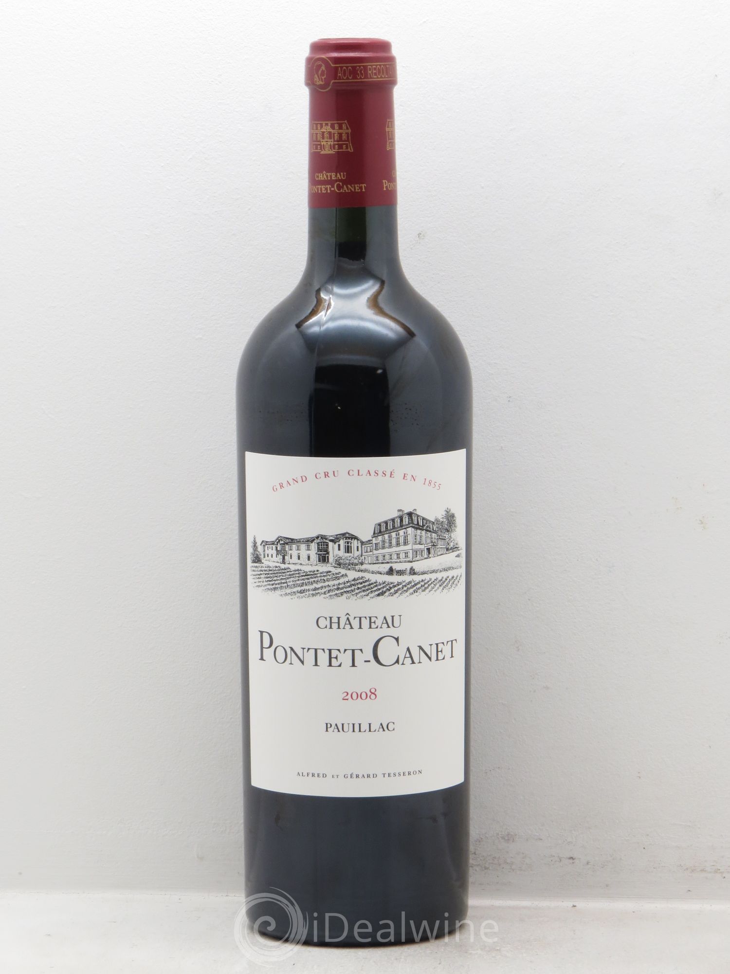 Château Pontet Canet 5ème Grand Cru Classé 2008 - Lot de 1 bouteille - 0