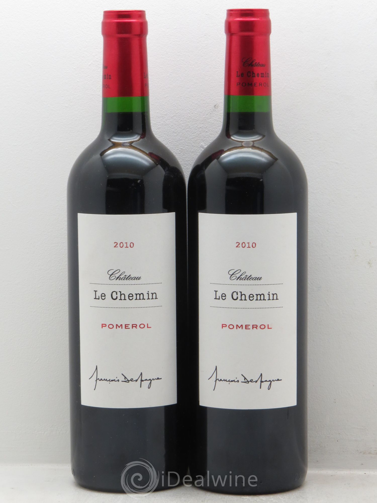 Pomerol Château Le Chemin (Bio) 2010 - Lot de 2 bouteilles - 0