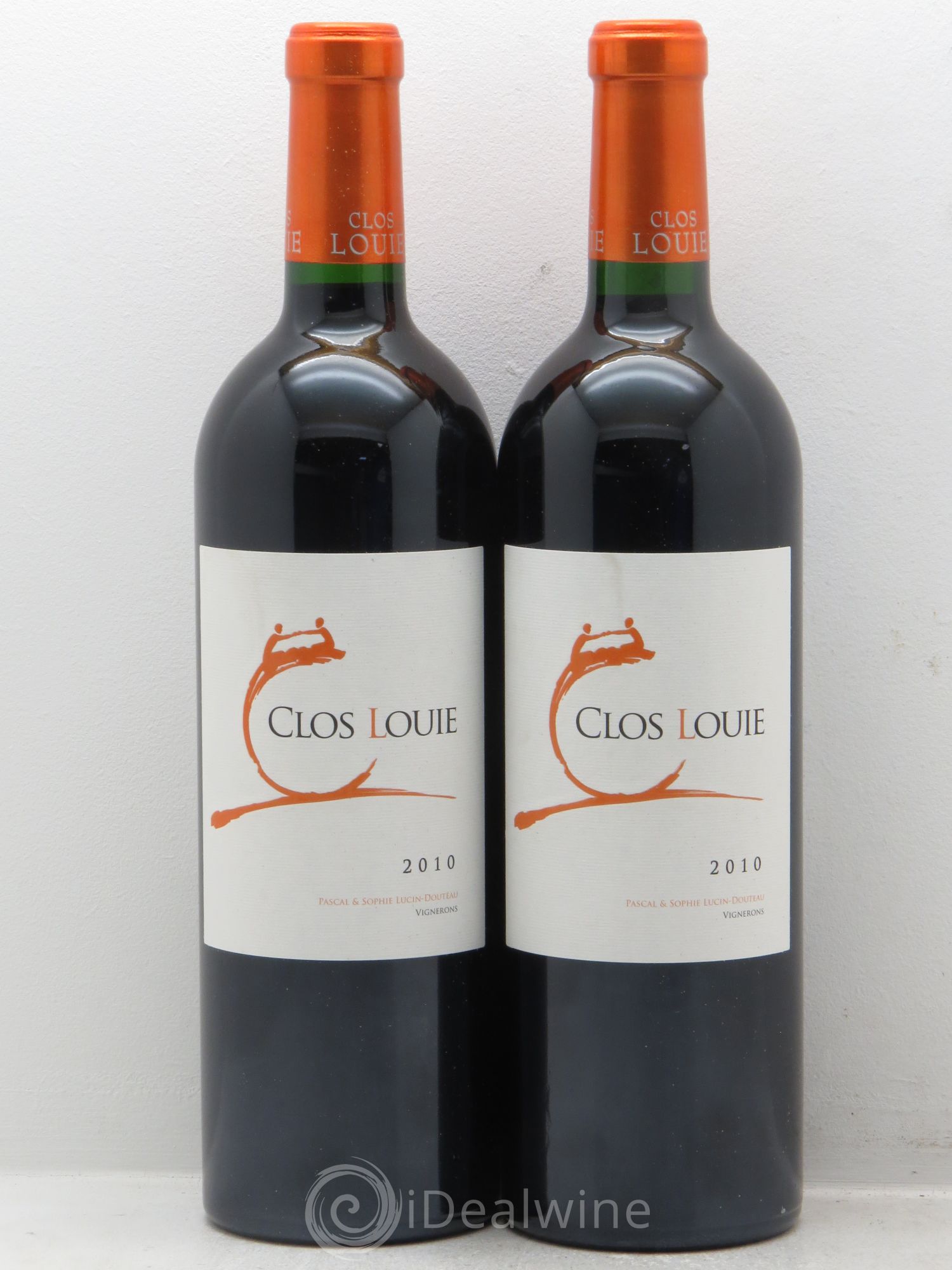 Castillon-Côtes-de-Bordeaux (Côtes-de-Castillon) Clos Louie Vieilles Vignes 2010 - Posten von 2 Flaschen - 0