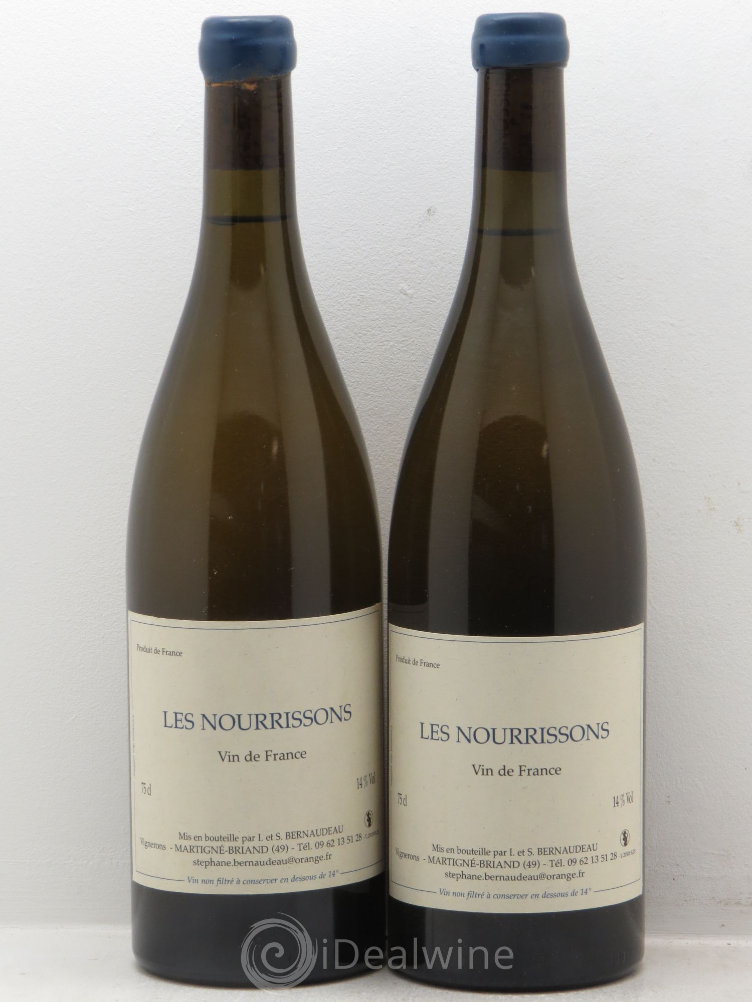 Anjou Les Nourrissons S.Bernaudau 2010 - Posten von 2 Flaschen - 0