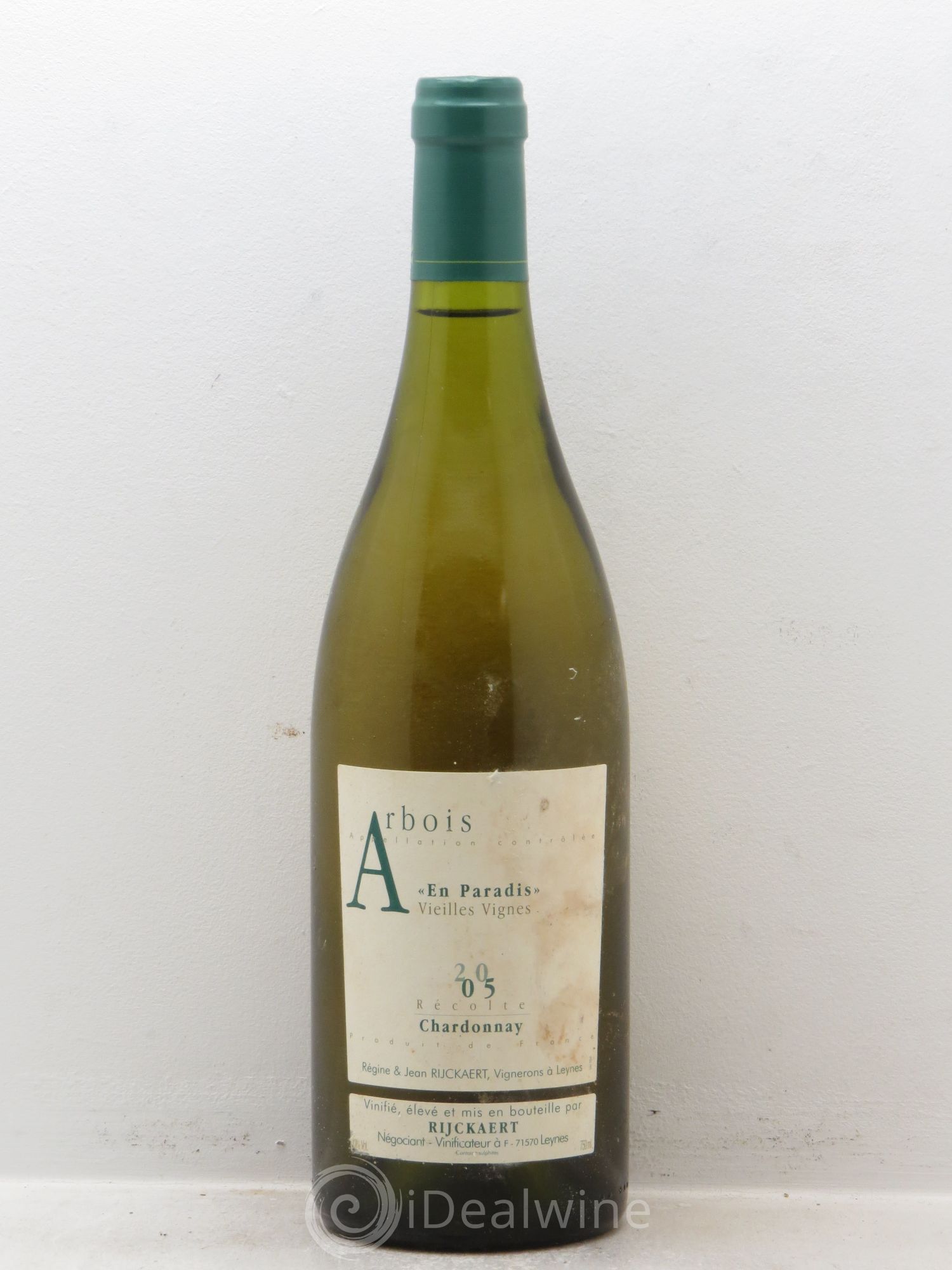 Arbois Domaine Rijckaert "En Paradis" Chardonnay VV 2005 - Posten von 1 Flasche - 0