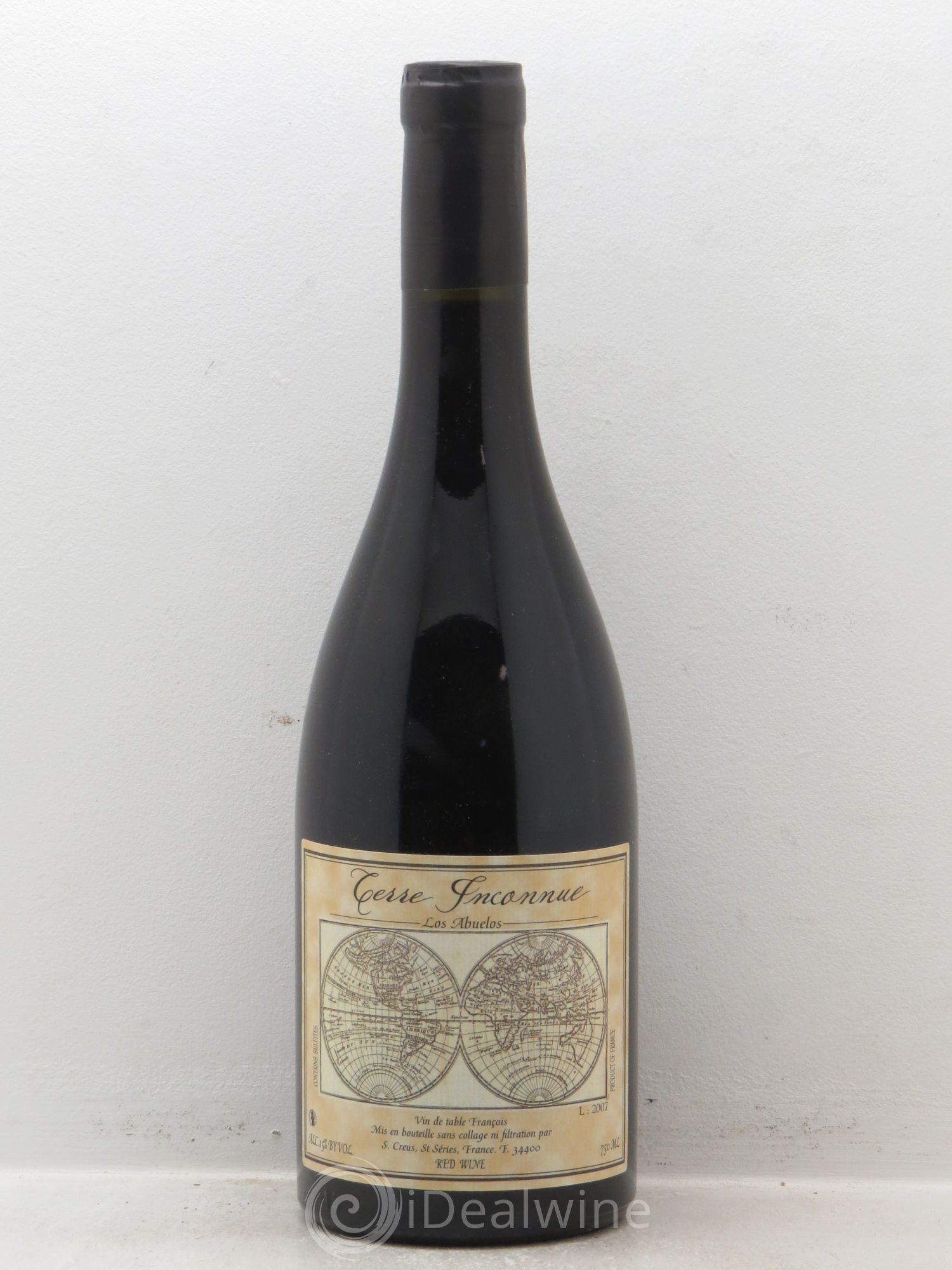 Divers Vin de Table Domaine Terre inconnue "Los Abuelos" 2007 - Posten von 1 Flasche - 0