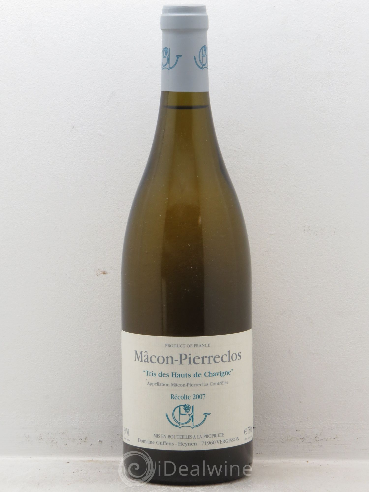 Mâcon Domaine Guffens Heynen Pierreclos Tri des hauts de Chavigne 2007 - Posten von 1 Flasche - 0