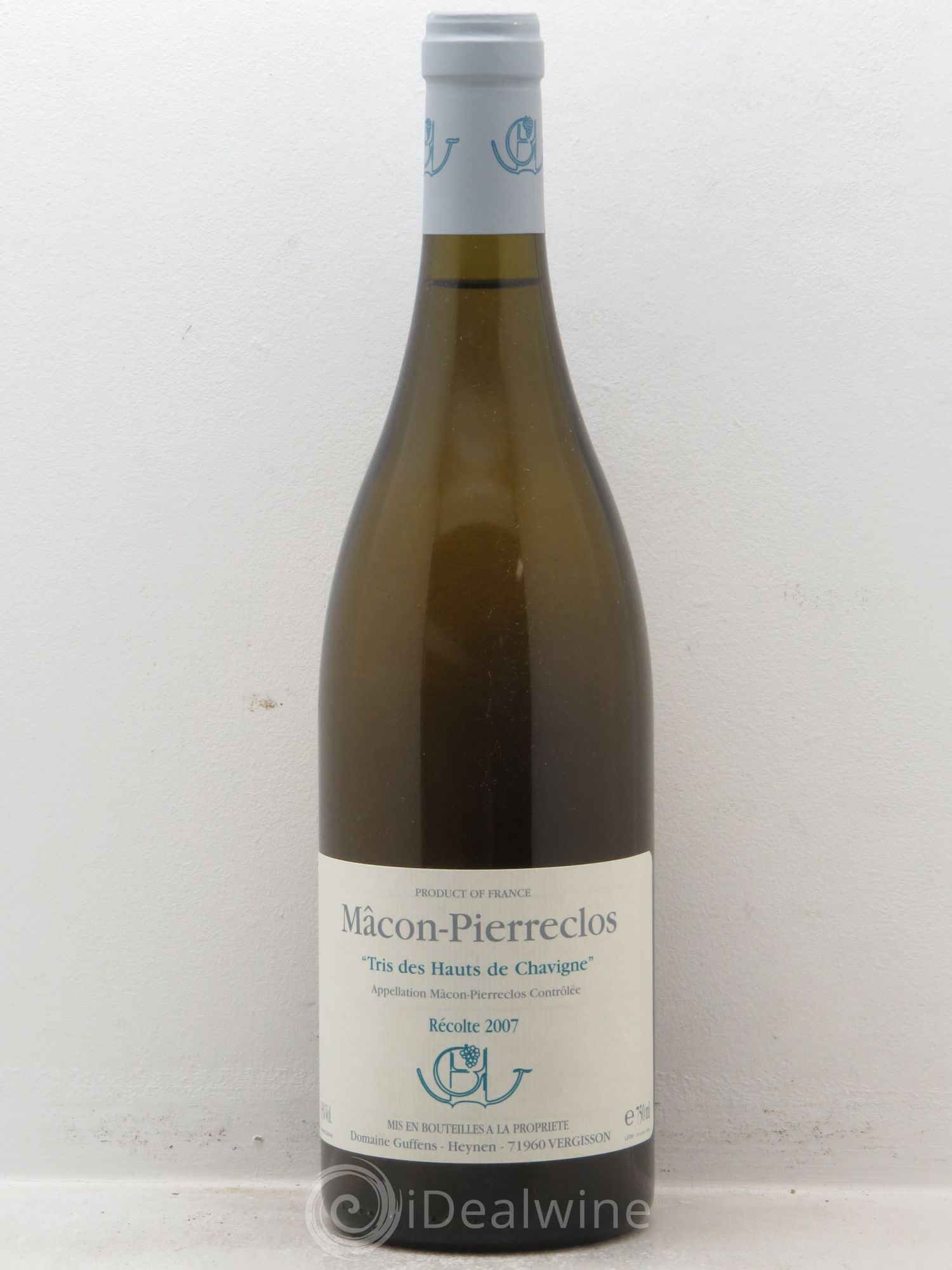 Mâcon Domaine Guffens Heynen Pierreclos Tri des hauts de Chavigne 2007 - Posten von 1 Flasche - 0
