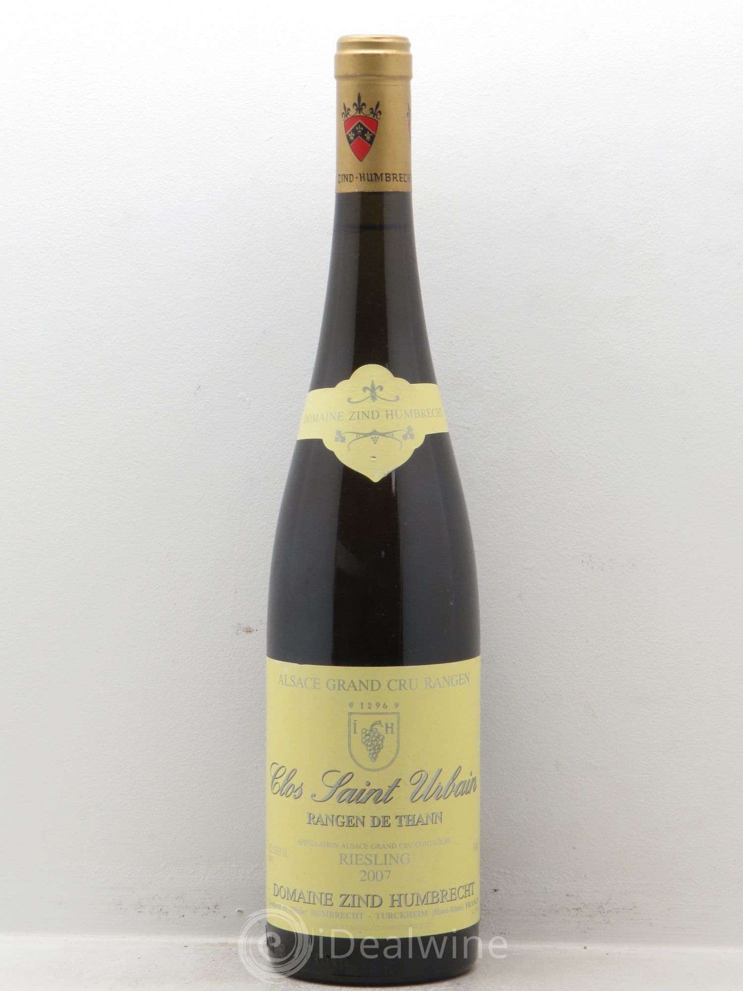 Alsace Riesling Grand Cru Rangen de Thann Clos Saint Urbain Zind-Humbrecht (Domaine) 2007 - Lot de 1 bouteille - 0