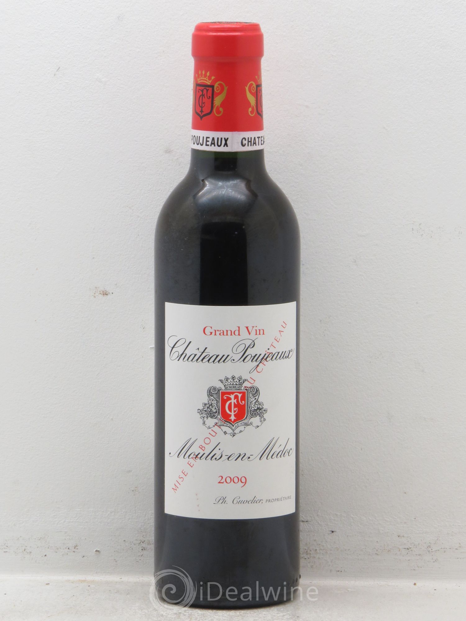Château Poujeaux 2009 - Lot de 1 demi bouteille - 0