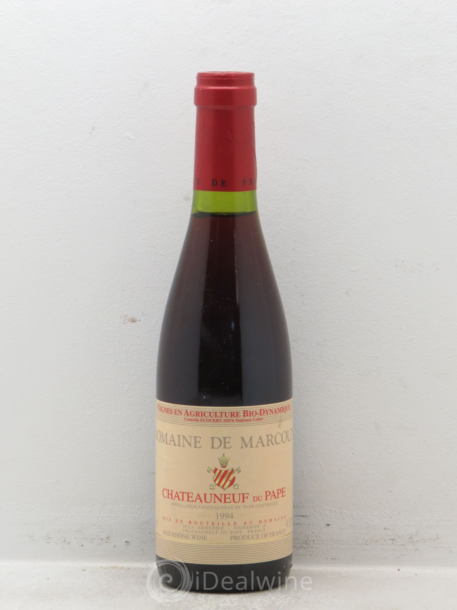Châteauneuf-du-Pape Marcoux (Domaine de) 1994 - Lot de 1 demi bouteille - 0