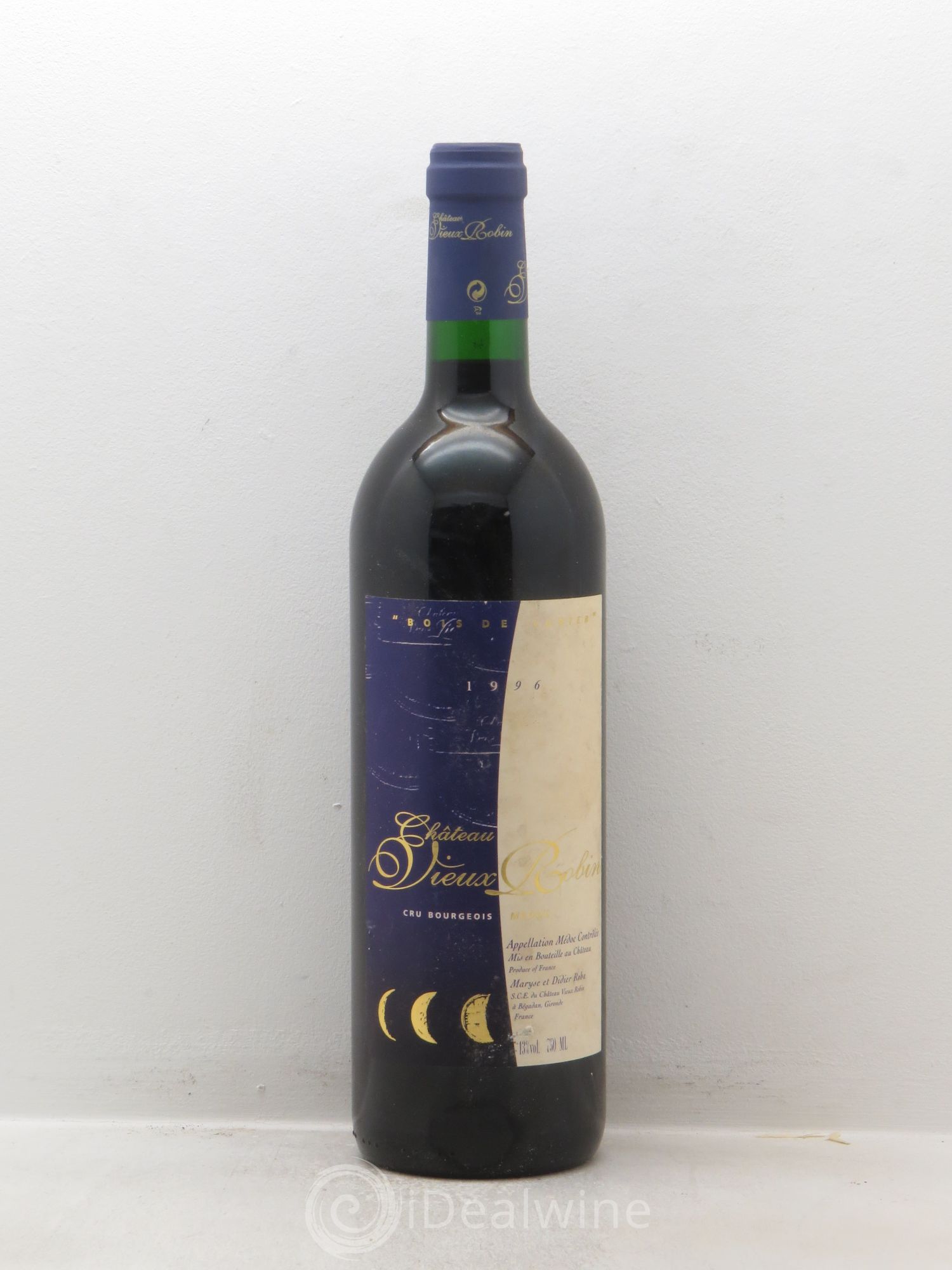 Château Vieux Robin Cru Bourgeois 1996 - Lot de 1 bouteille - 0