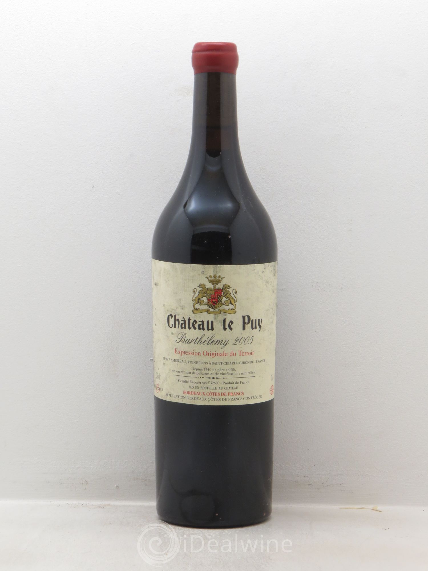 Le Puy - Cuvée Barthélemy 2005 - Lot de 1 bouteille - 0