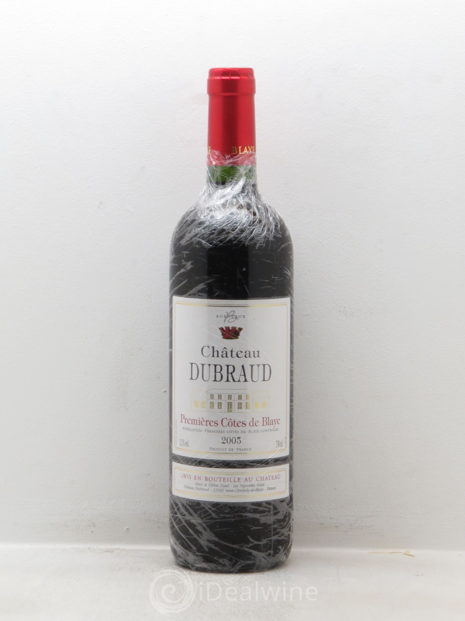 Premières-Côtes-de-Blaye (Blaye-Côtes-de-Bordeaux) Château Dubraud (sans prix de réserve - no reserve) 2005 - Lotto di 1 bottiglia - 0