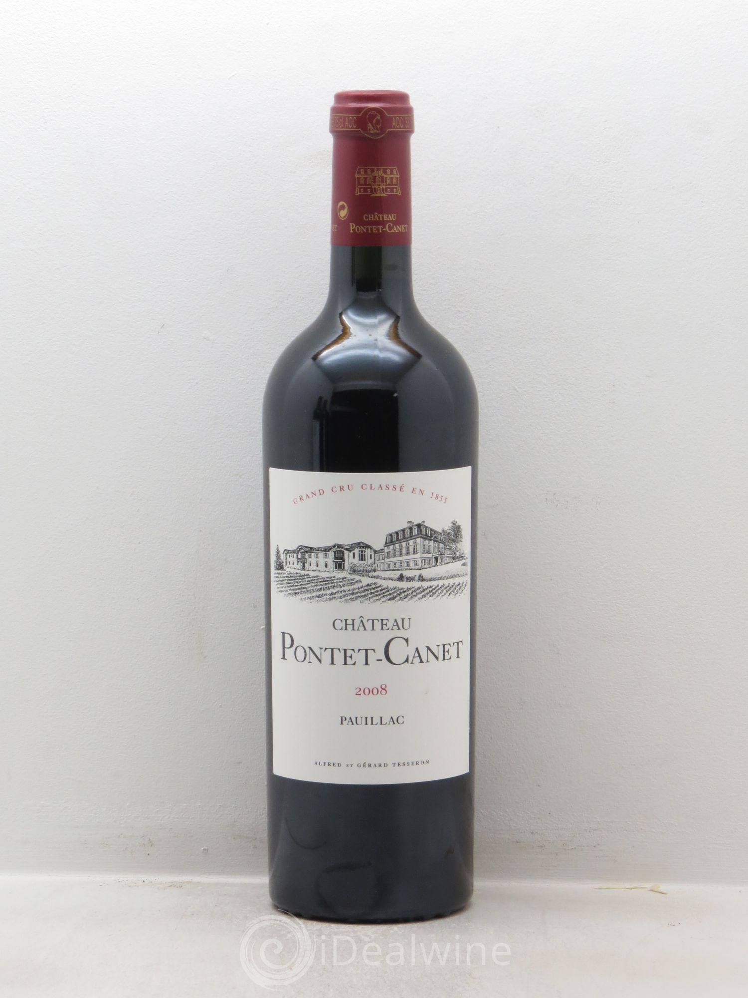 Château Pontet Canet 5ème Grand Cru Classé 2008 - Lot de 1 bouteille - 0