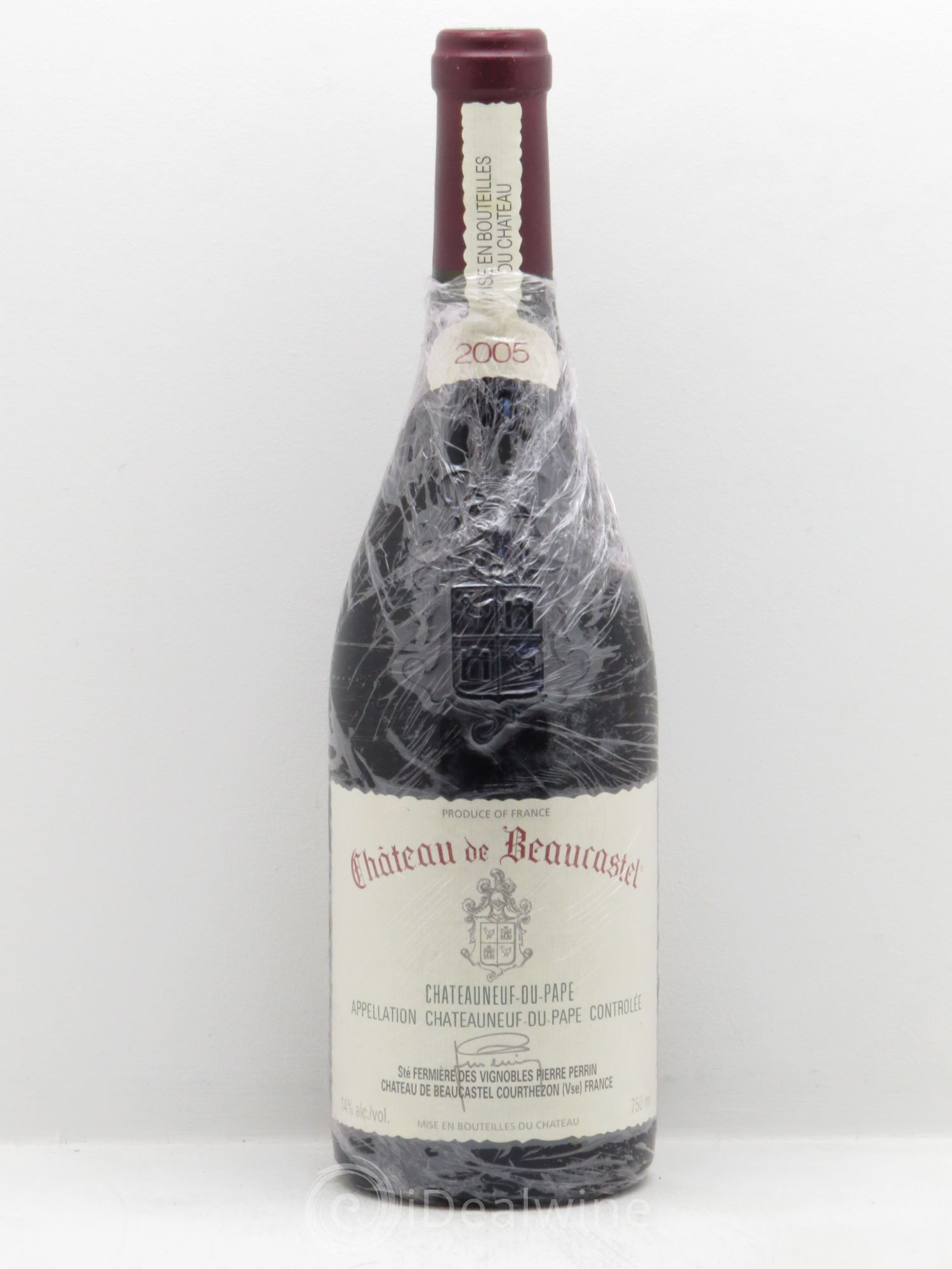 Châteauneuf-du-Pape Château de Beaucastel Famille Perrin 2005 - Lot de 1 bouteille - 0