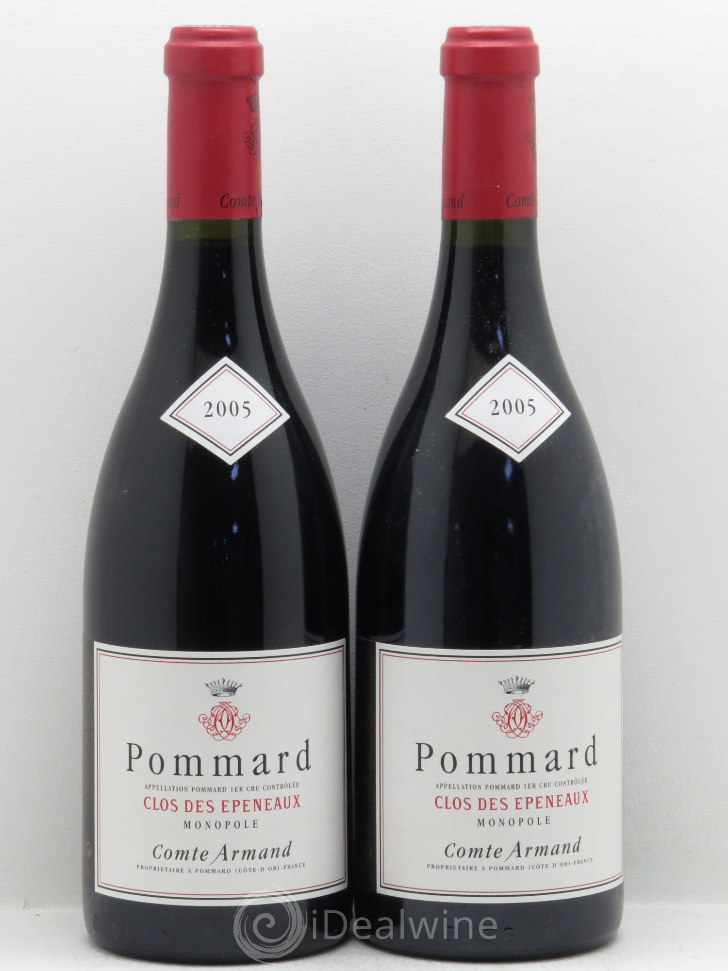 Pommard 1er Cru Clos des Epeneaux Comte Armand 2005 - Lot de 2 bouteilles - 0