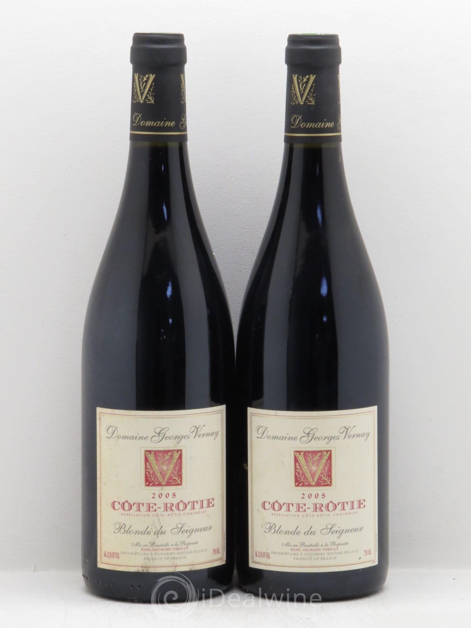 Côte-Rôtie Blonde du Seigneur Georges Vernay 2008 - Lot de 2 bouteilles - 0