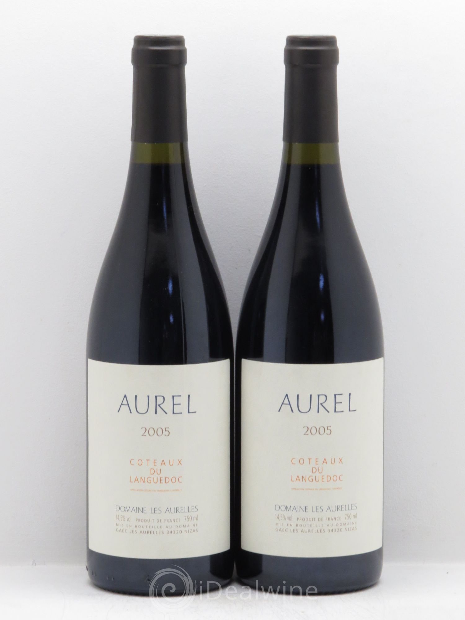 Languedoc Pézenas Aurel Domaine les Aurelles 2005 - Lot de 2 bouteilles - 0