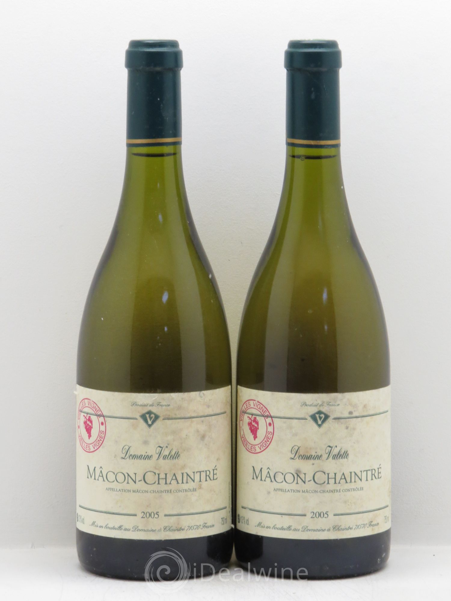 Mâcon Chaintré Valette (Domaine) (sans prix de réserve - no reserve) 2005 - Posten von 2 Flaschen - 0