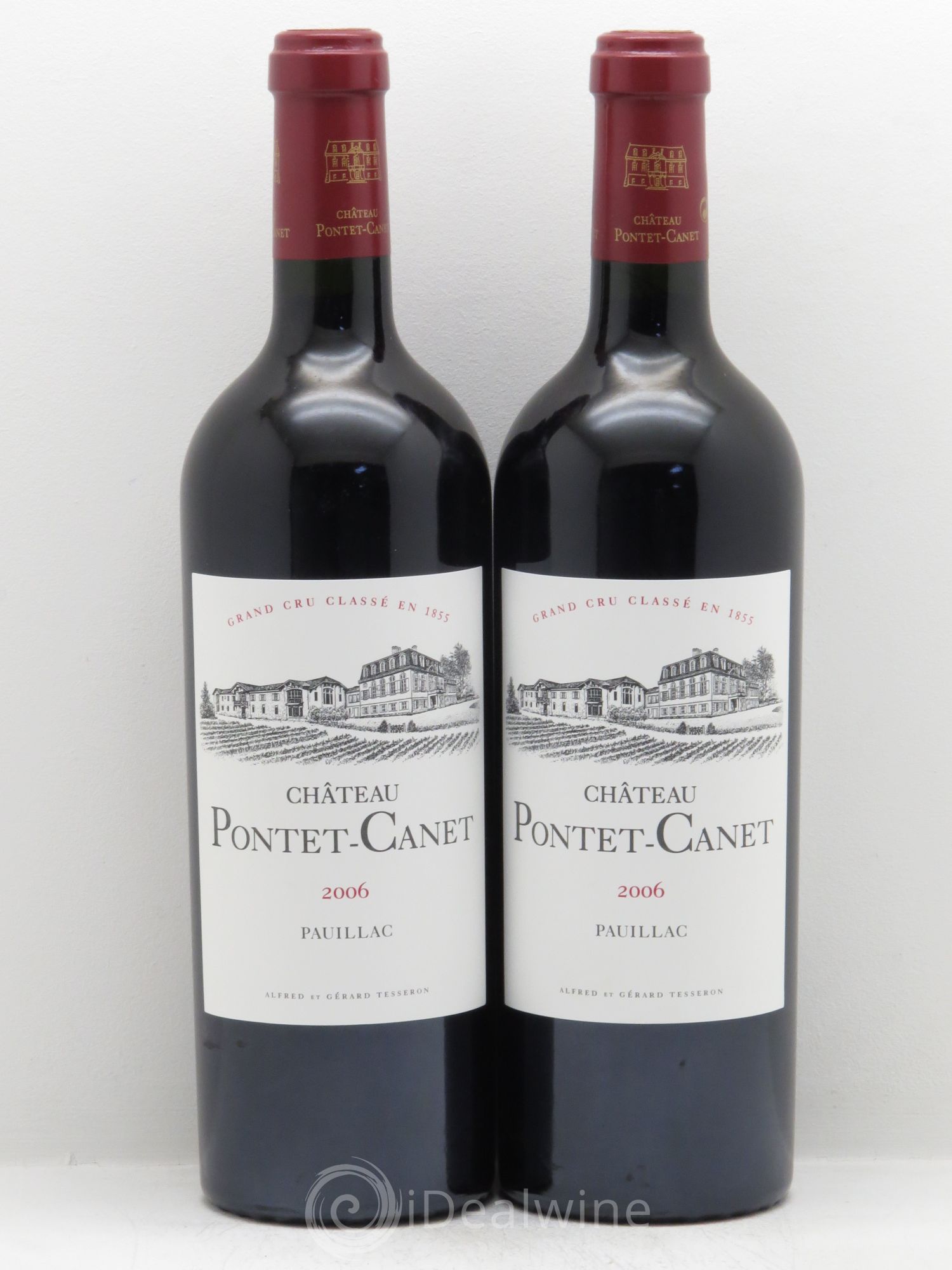 Château Pontet Canet 5ème Grand Cru Classé 2006 - Lot de 2 bouteilles - 0
