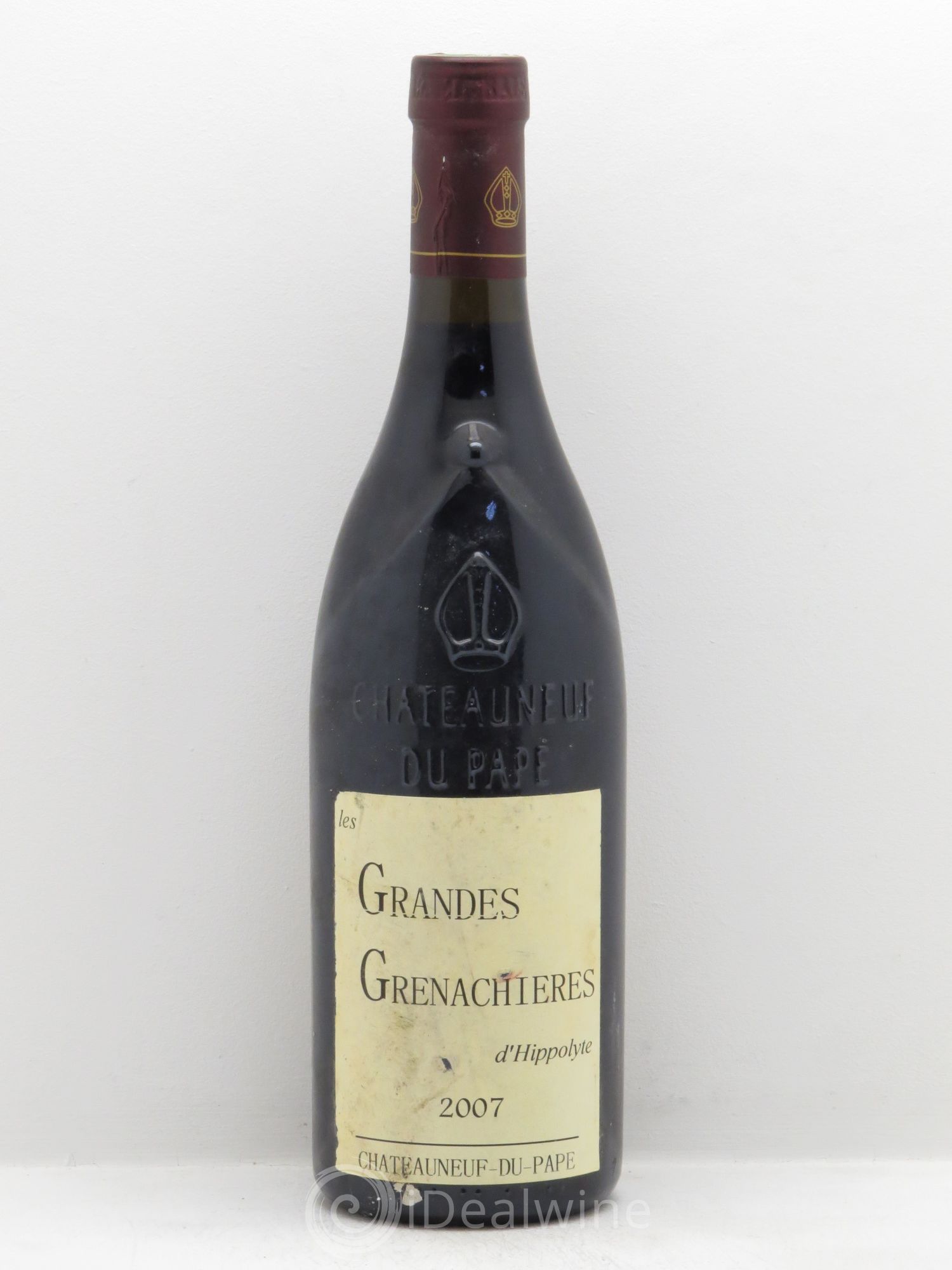 Châteauneuf-du-Pape Les Grandes Grenachières d'Hippolyte Château Simian 2007 - Posten von 1 Flasche - 0