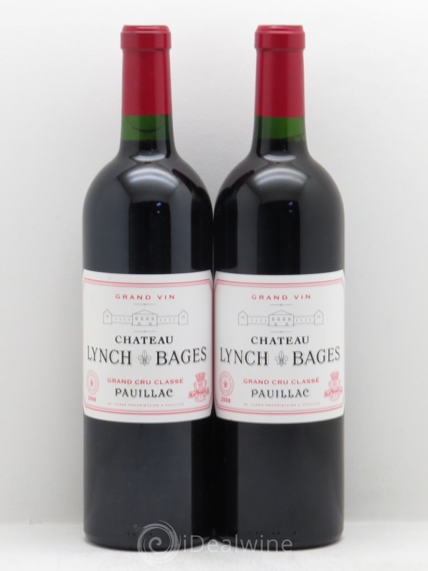 Château Lynch Bages 5ème Grand Cru Classé 2008 - Lot de 2 bouteilles - 0