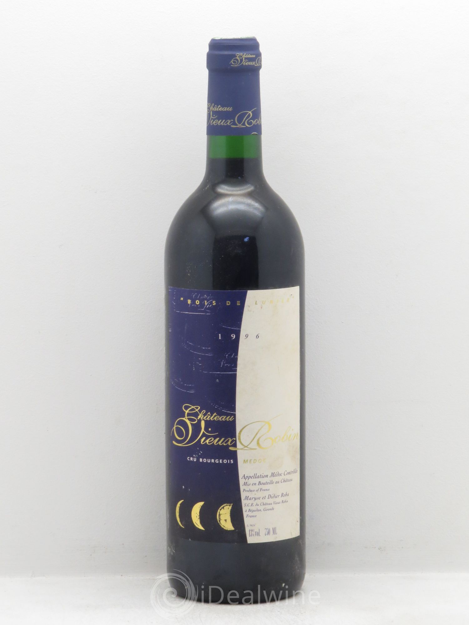 Château Vieux Robin Cru Bourgeois null 1996 - Lot of 1 bottle - 0