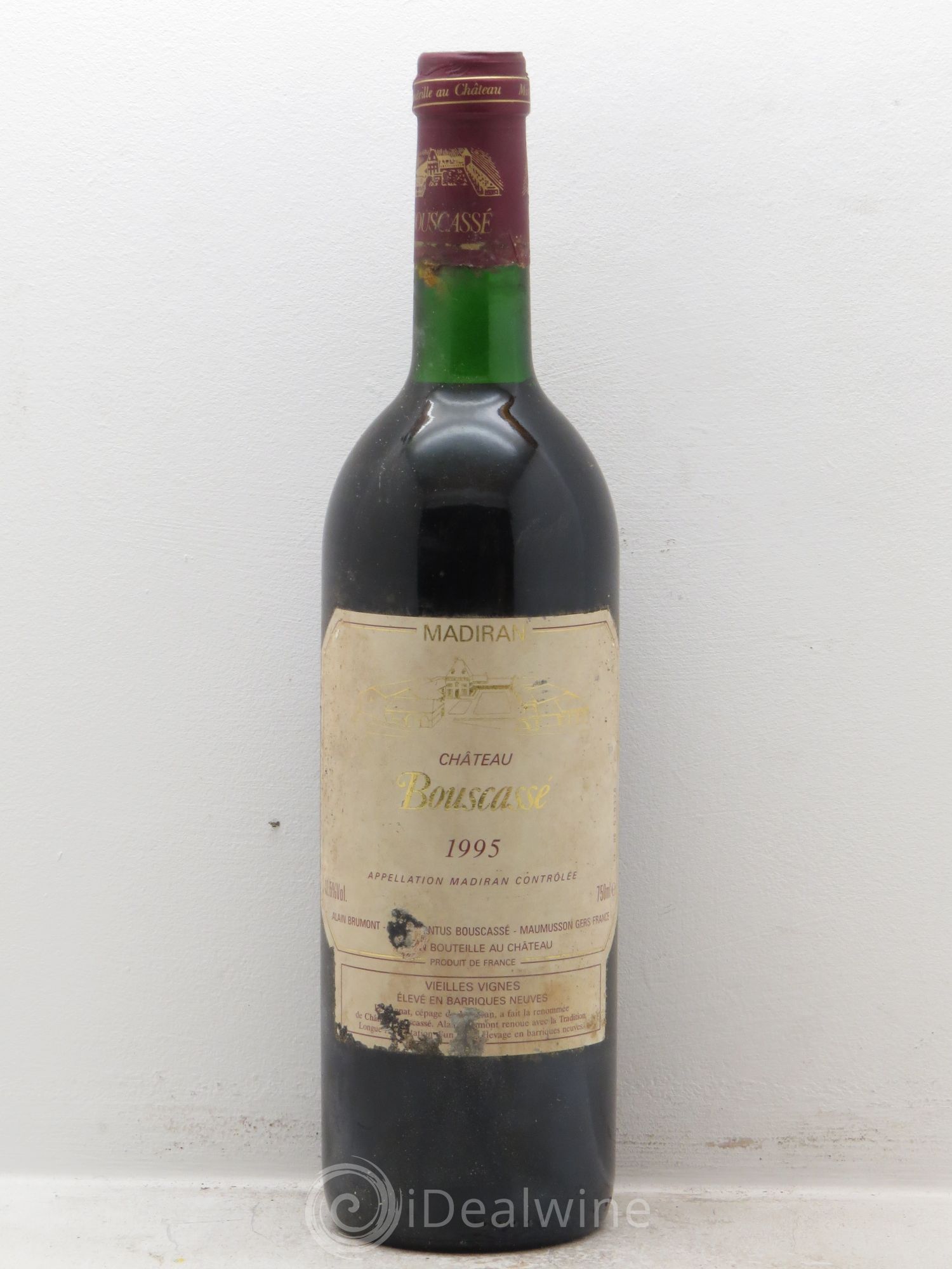 Madiran Vieilles Vignes Château Bouscassé - Alain Brumont 1995 - Lot de 1 bouteille - 0