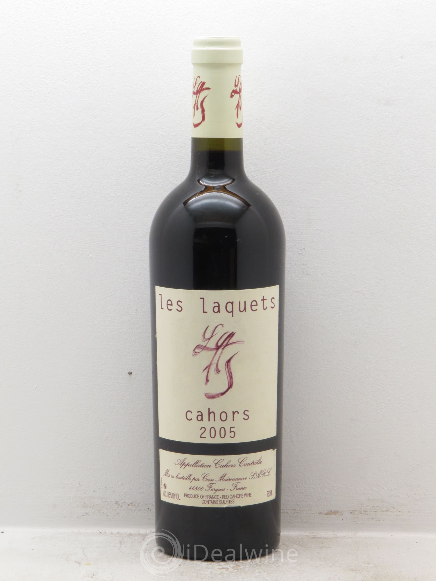Cahors Les Laquets Cosse-Maisonneuve (Domaine) 2005 - Lot de 1 bouteille - 0