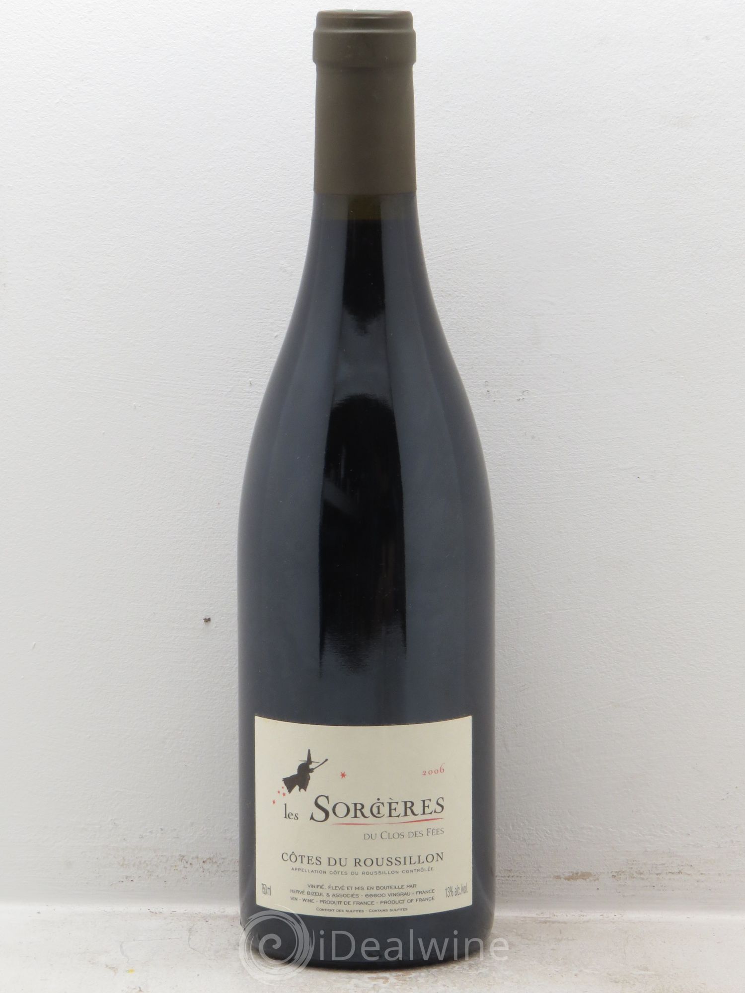 Côtes du Roussillon Clos des Fées Les Sorcières Hervé Bizeul 2006 - Lot de 1 bouteille - 0