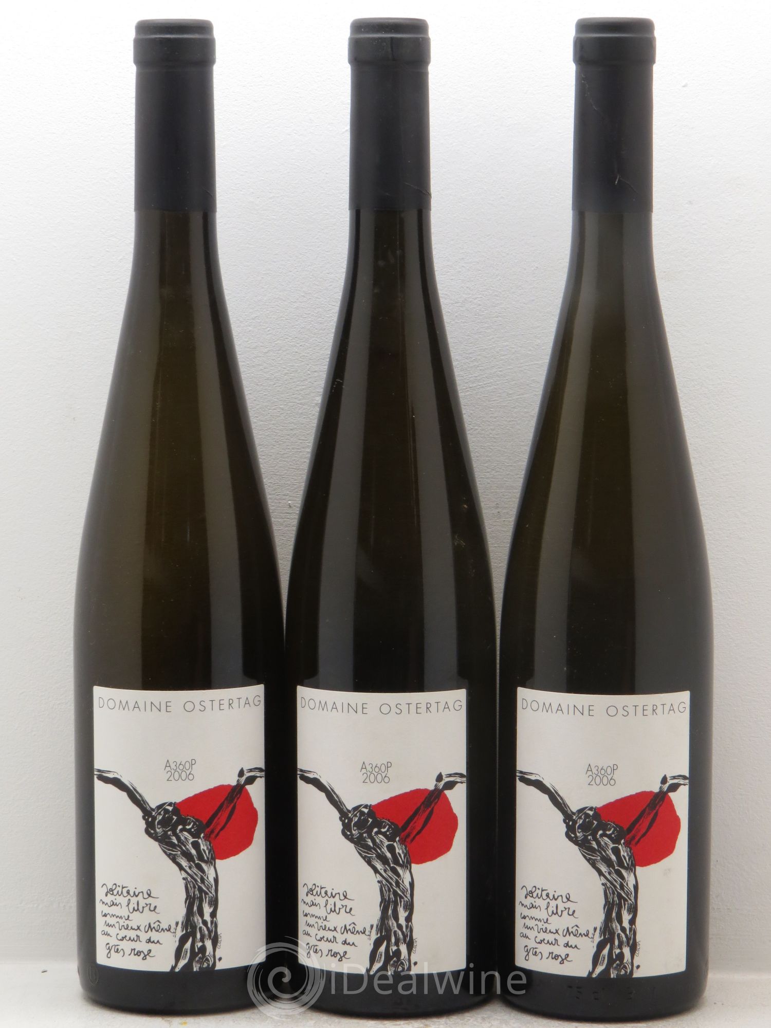 Alsace Riesling Grand Cru Muenchberg Ostertag (Domaine) A360P 2006 - Lot de 3 bouteilles - 0