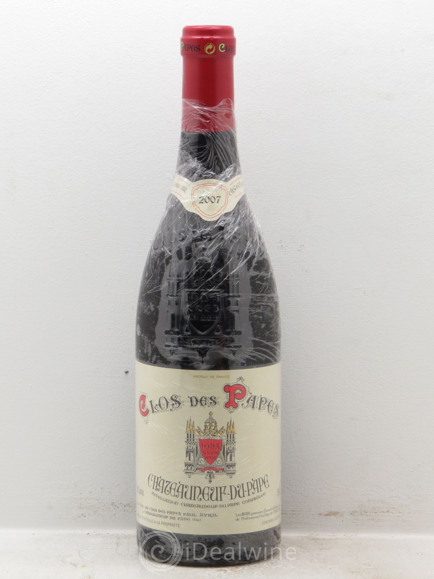 Châteauneuf-du-Pape Clos des Papes - Paul Avril 2007 - Lot de 1 bouteille - 0