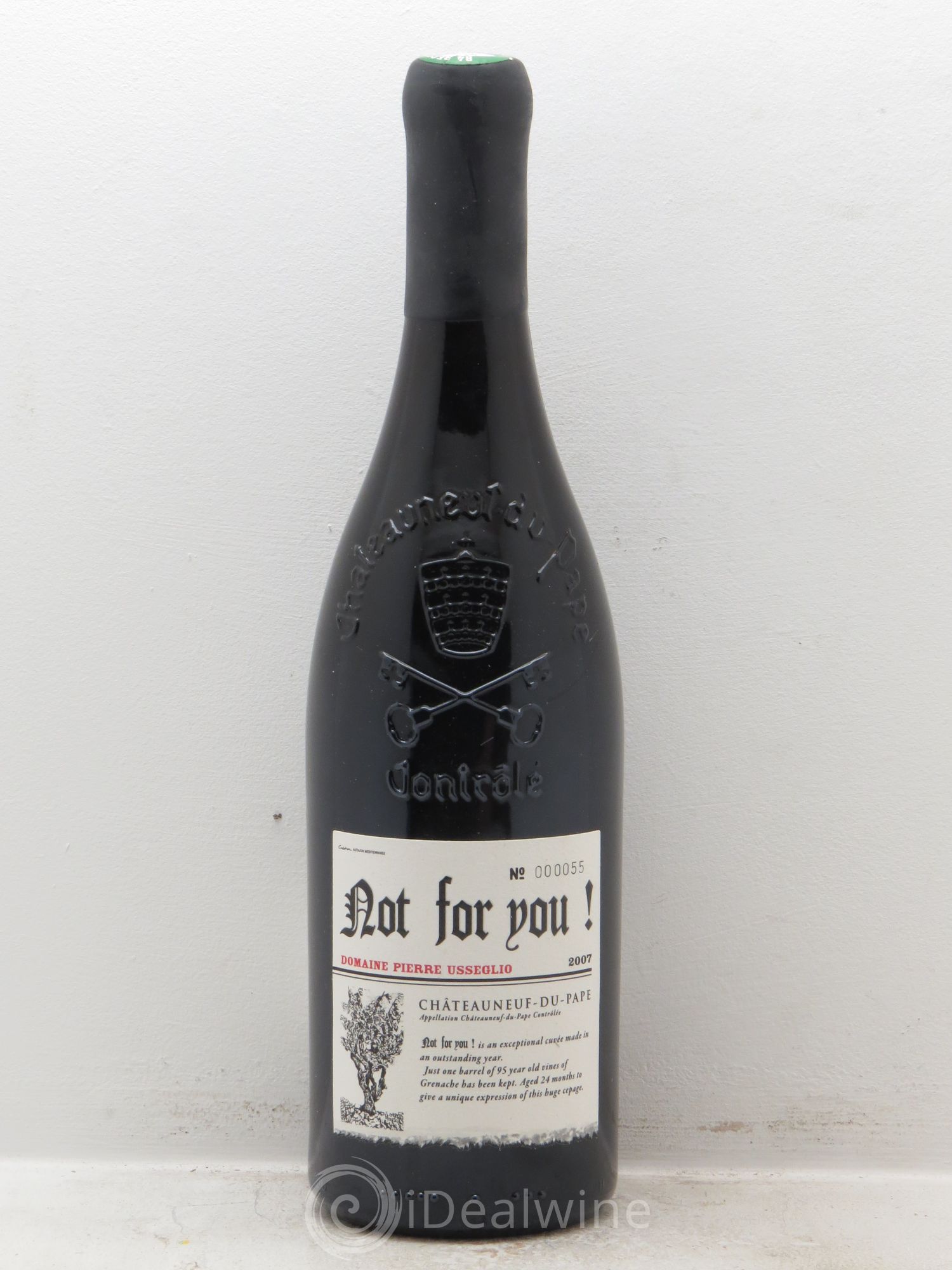 Châteauneuf-du-Pape Tradition Pierre Usseglio & Fils Cuvée Not For You 2007 - Lot de 1 bouteille - 0