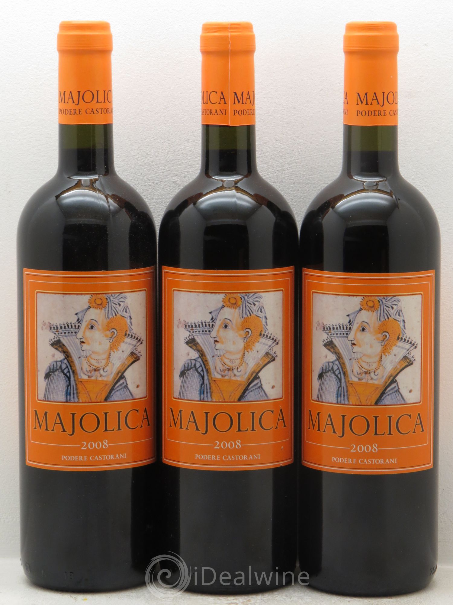 Italie Podere Castorani Abruzzo Majolica (Sans prix de réserve) 2008 - Posten von 3 Flaschen - 0