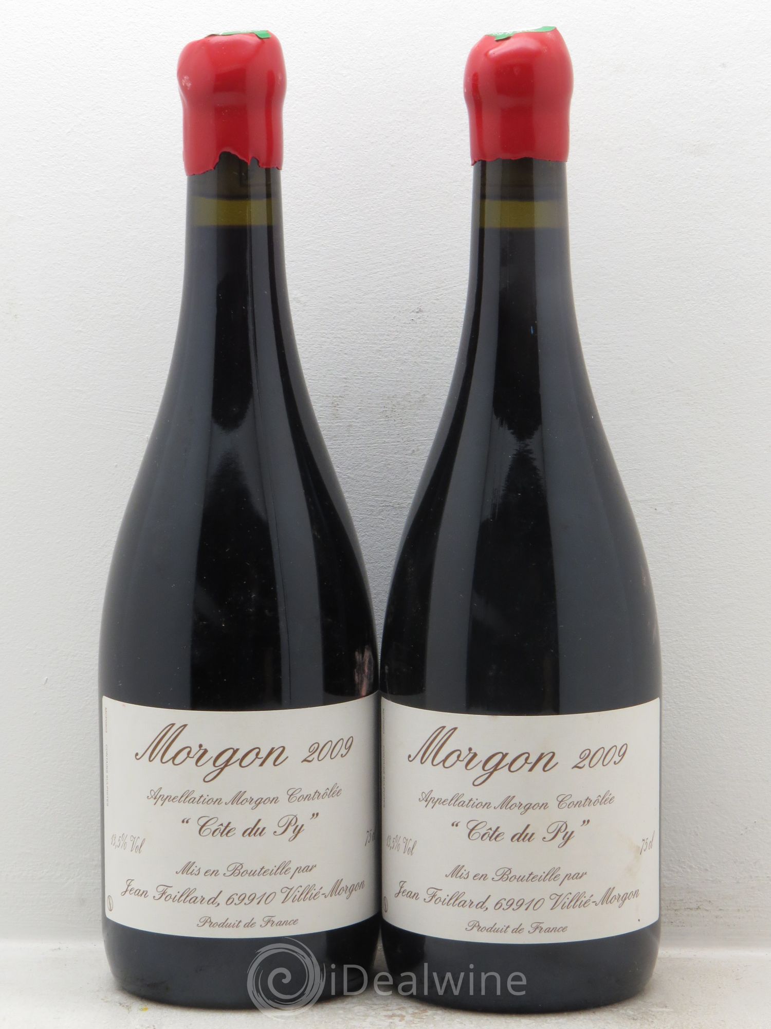 Morgon Côte du Py Jean Foillard 2009 - Lot de 2 bouteilles - 0