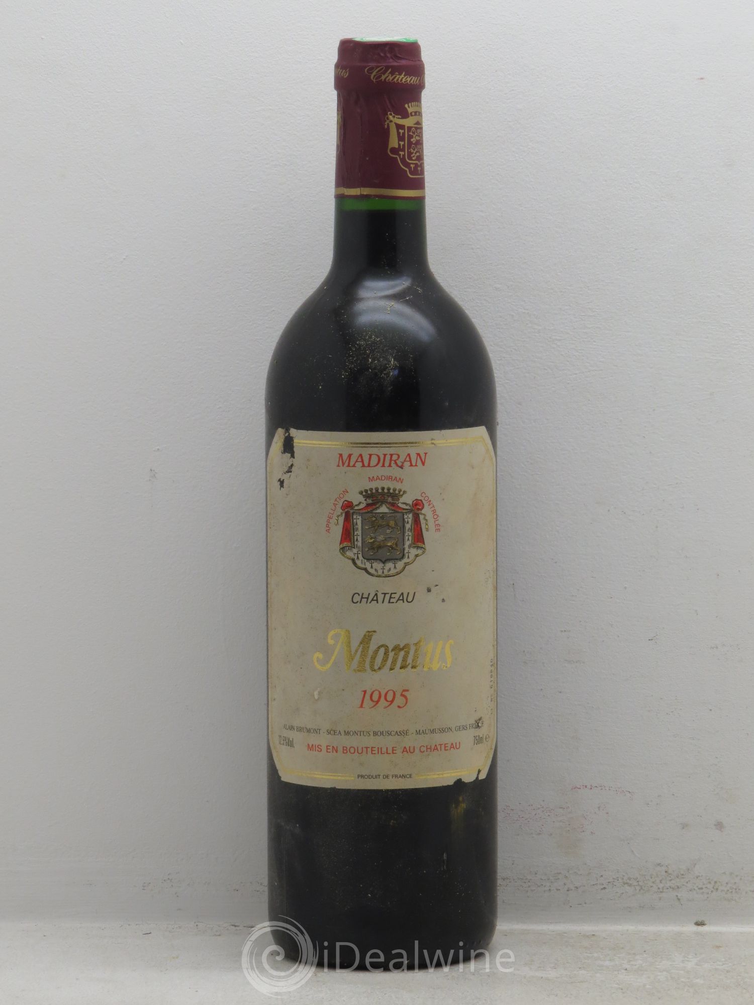 Madiran Château Montus Alain Brumont 1995 - Lot de 1 bouteille - 0