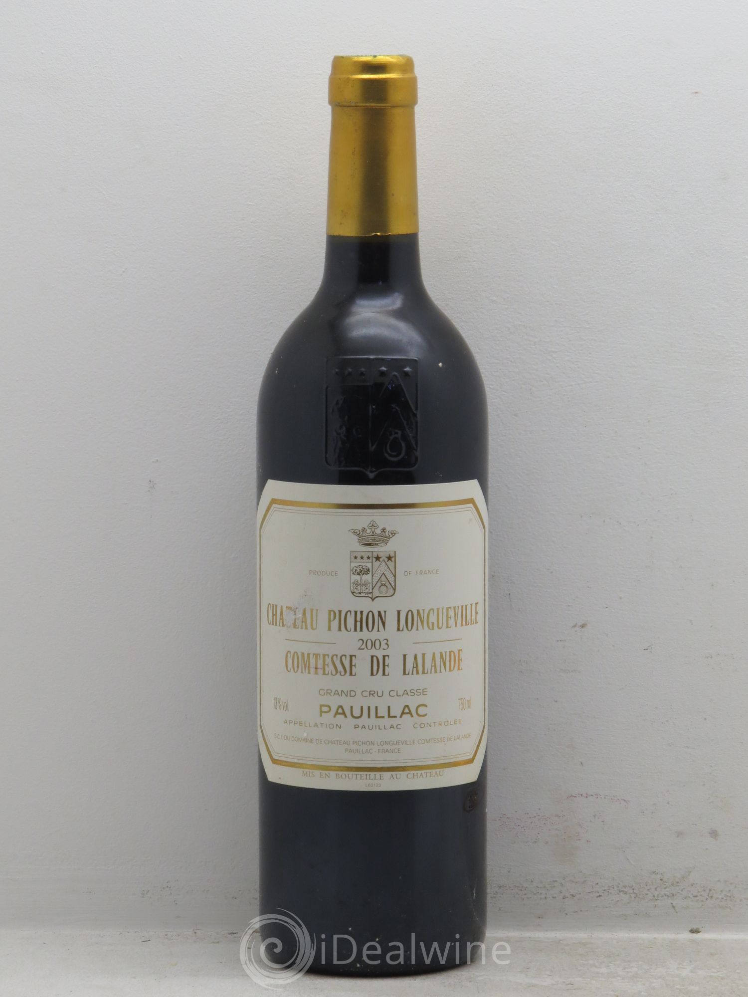 Château Pichon Longueville Comtesse de Lalande 2ème Grand Cru Classé 2003 - Lot de 1 bouteille - 0