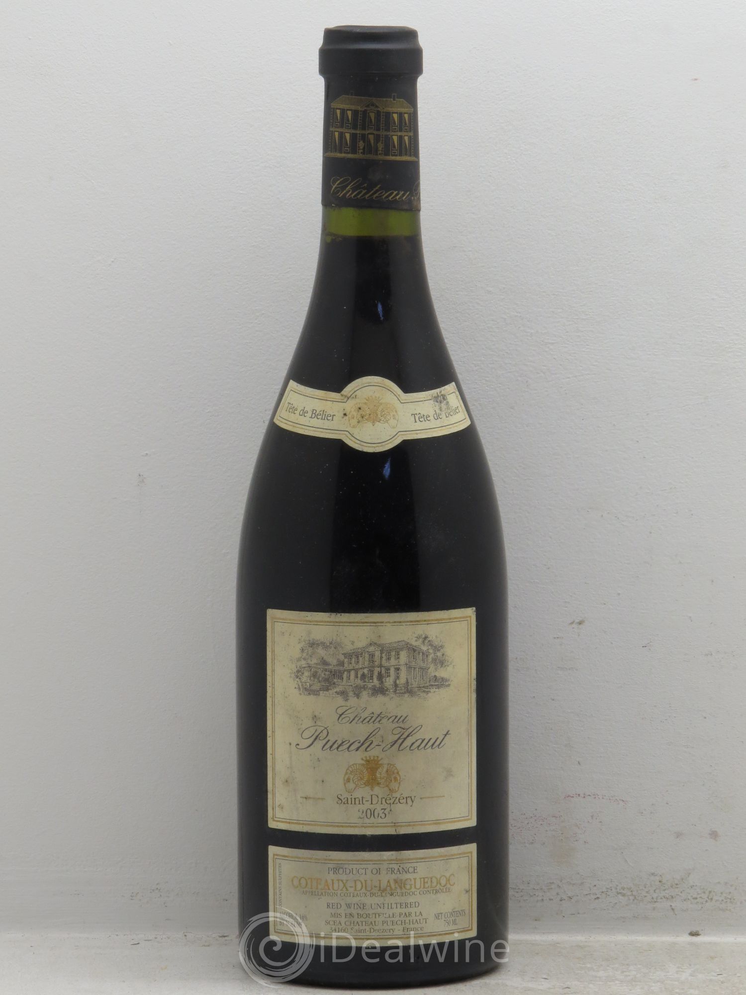 Coteaux du Languedoc Château Puech Haut Cuvée Tête de Bélier 2003 - Posten von 1 Flasche - 0