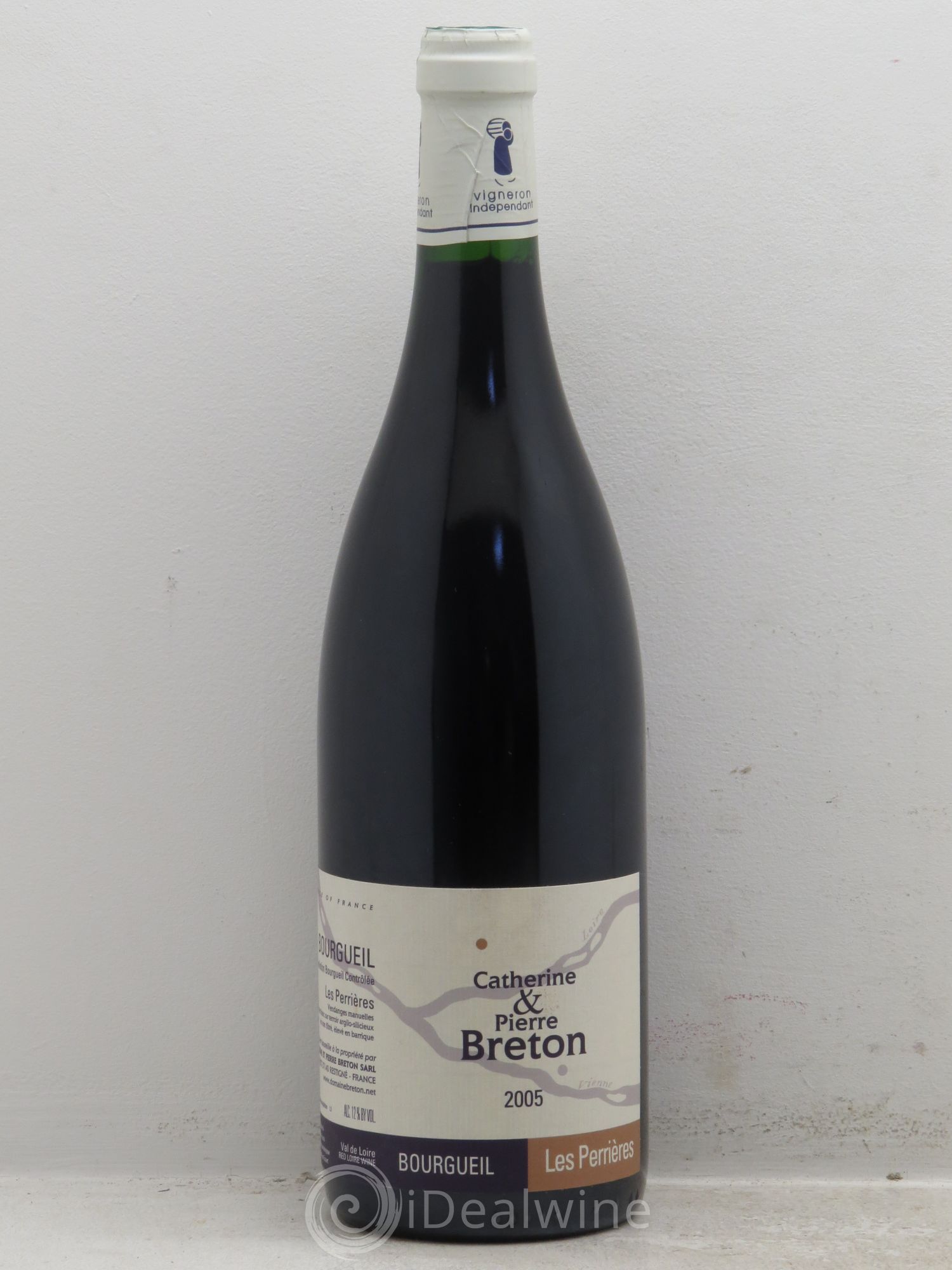 Bourgueil Les Perrières Catherine et Pierre Breton 2005 - Lot de 1 bouteille - 0
