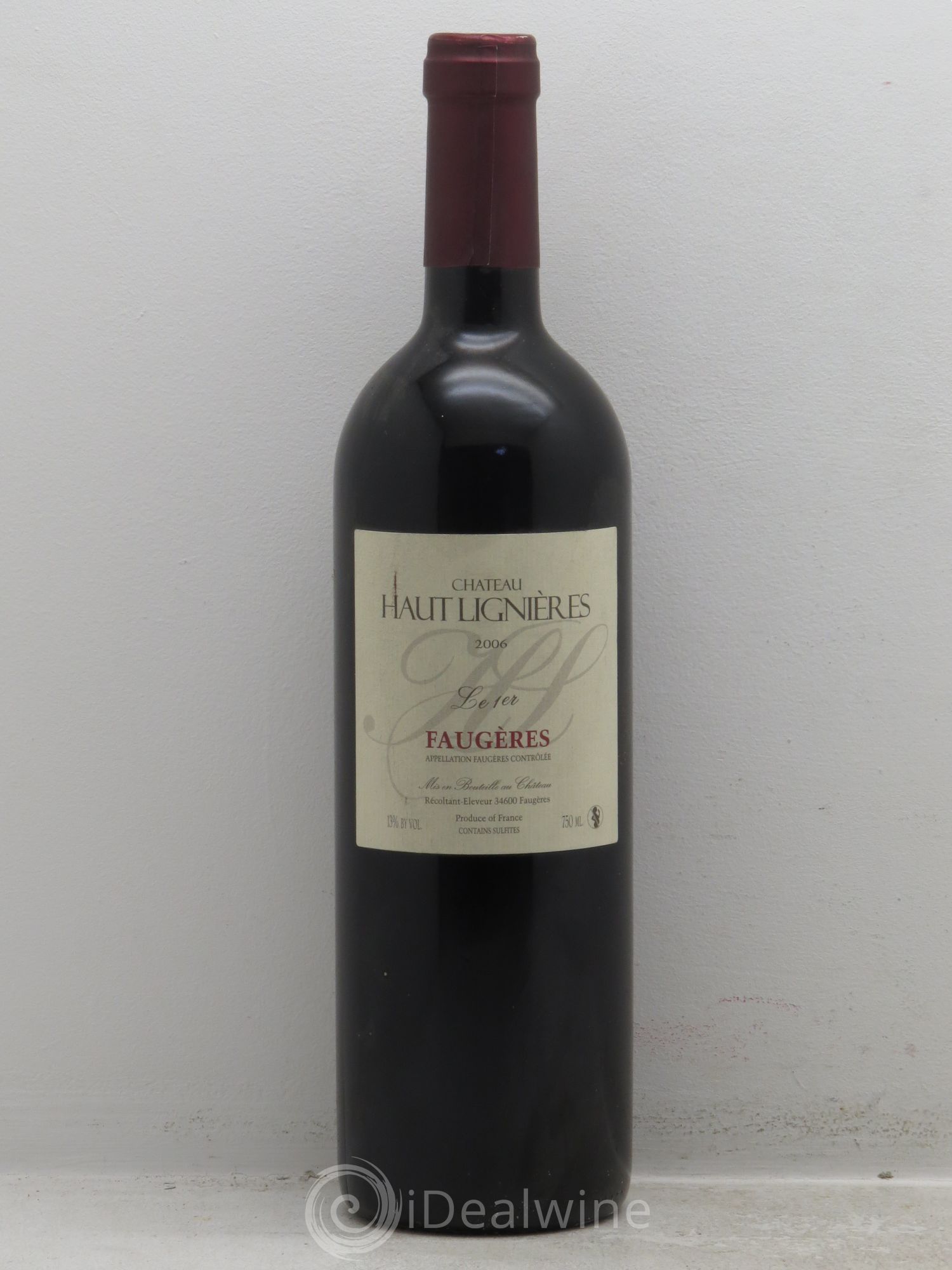 Faugères Château Haut Lignières "le 1er" (sans prix de réserve) 2006 - Posten von 1 Flasche - 0
