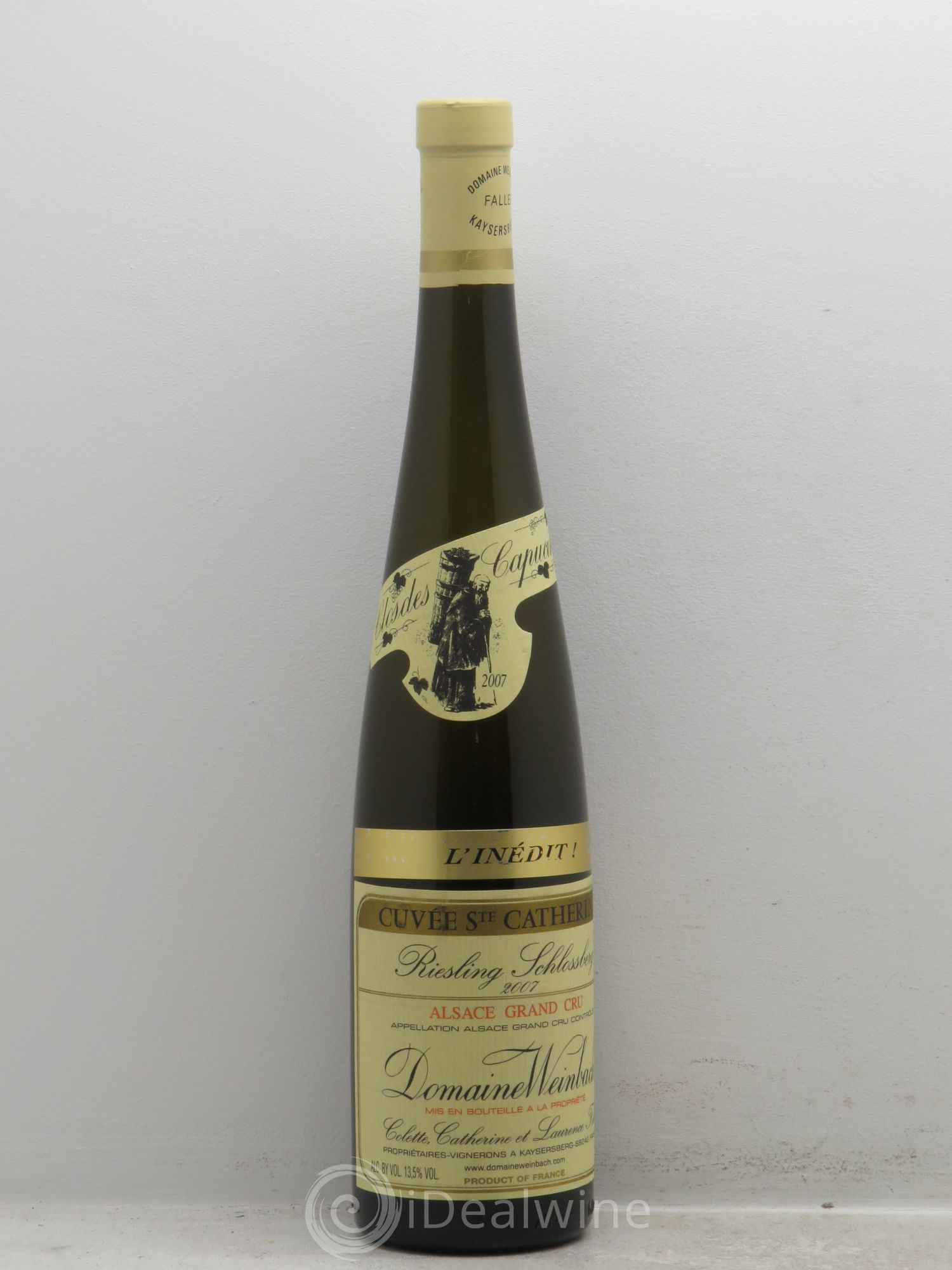 Riesling Alsace Grand Cru Schlossberg Clos des Capucins Cuvée l'Inédit 2007 - Posten von 1 Flasche - 0