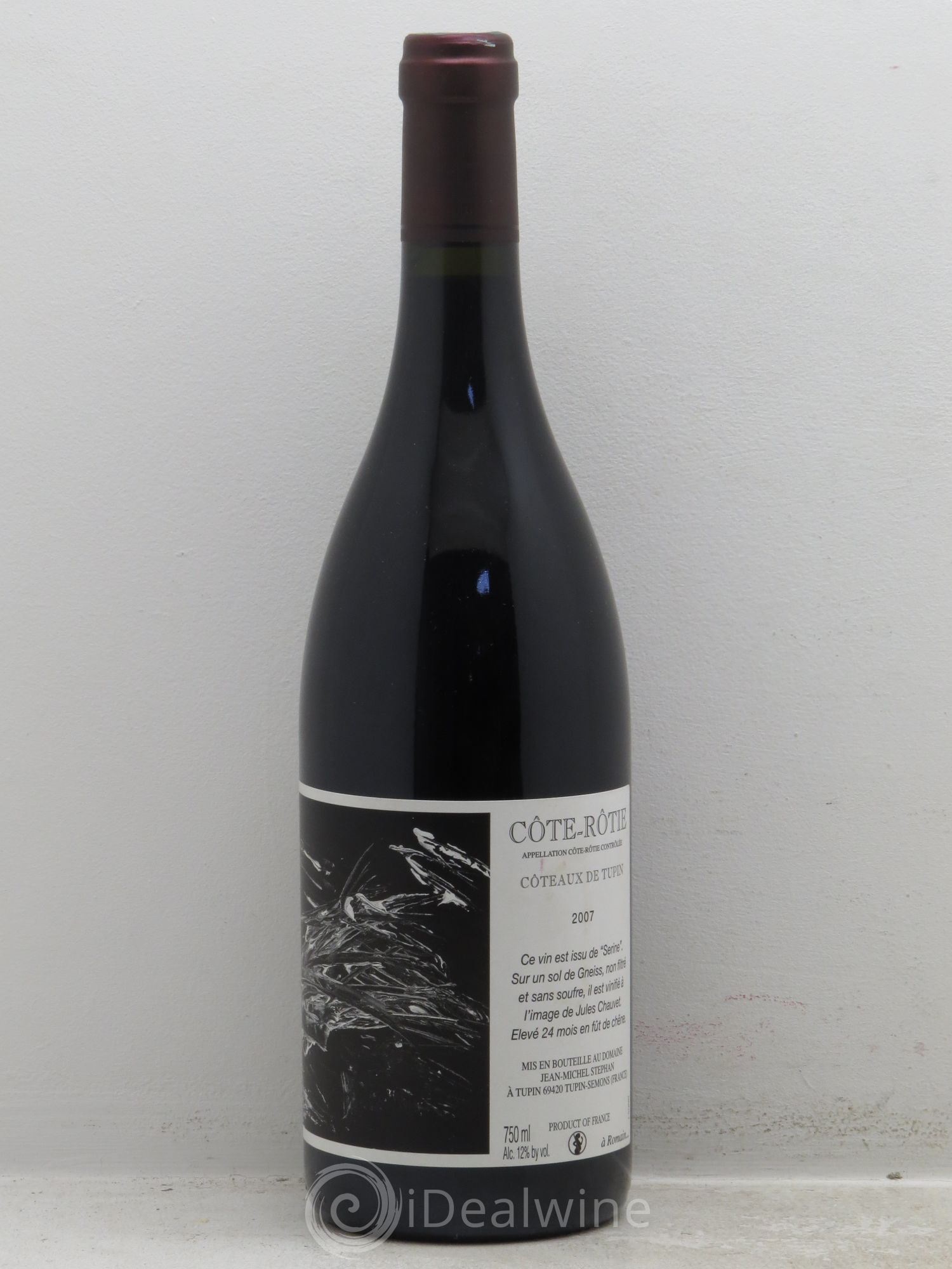 Côte-Rôtie Coteaux de Tupin Jean-Michel Stephan 2007 - Lot de 1 bouteille - 0