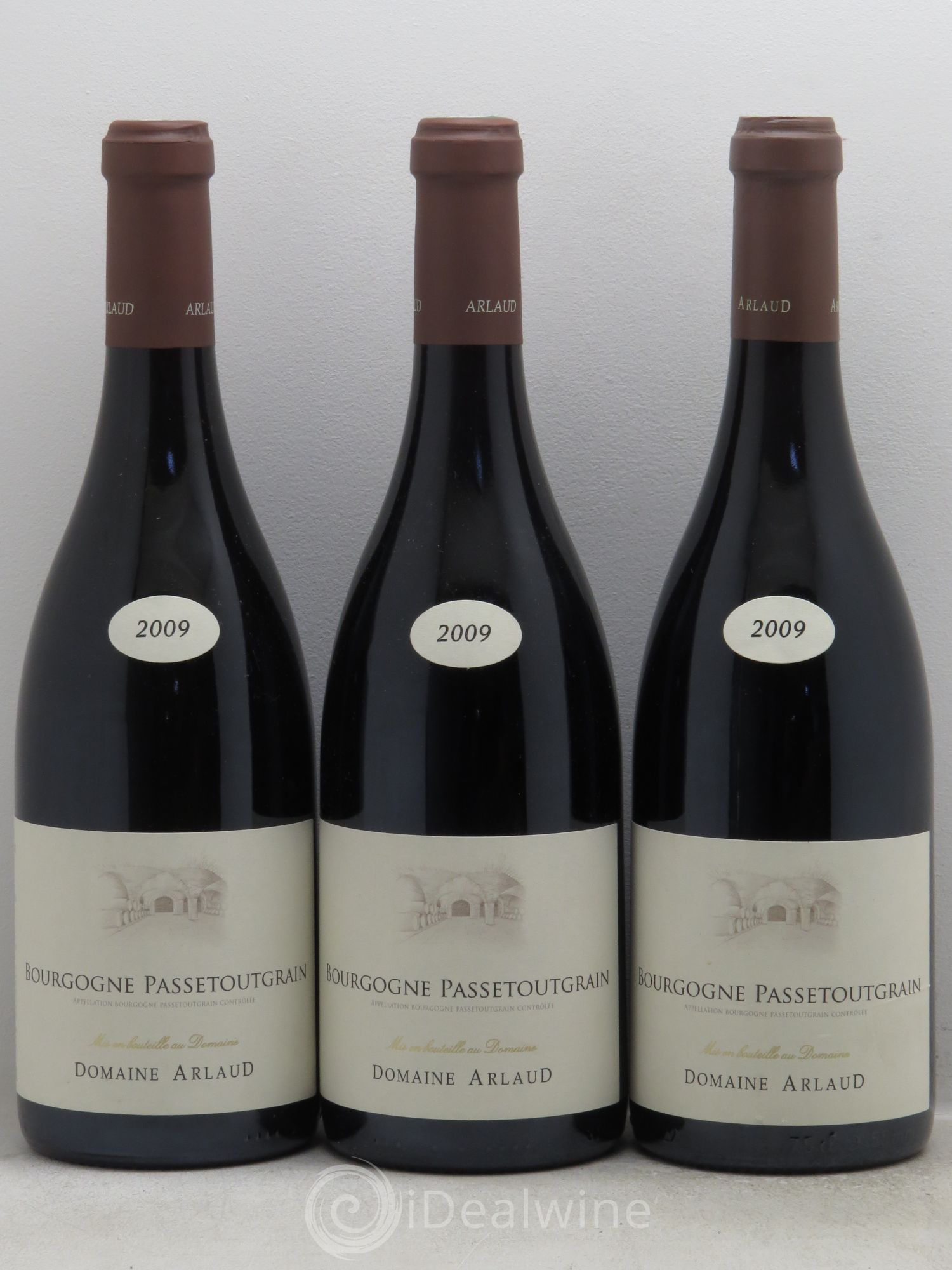 Bourgogne Passetoutgrain Domaine Arlaud (sans prix de réserve) 2009 - Posten von 3 Flaschen - 0