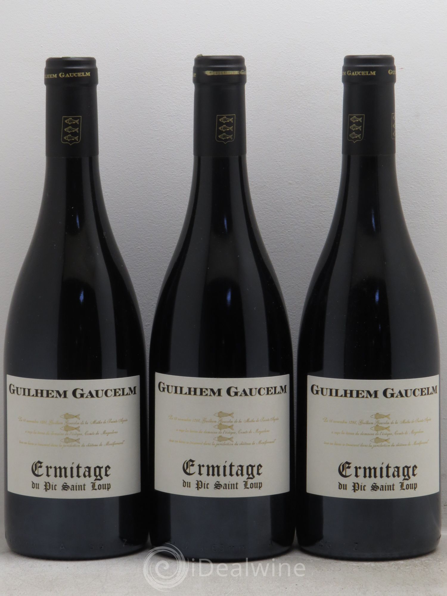 Coteaux du Languedoc Ermitage du Pic Saint Loup Guilhem Gaucelm 2009 - Posten von 3 Flaschen - 0